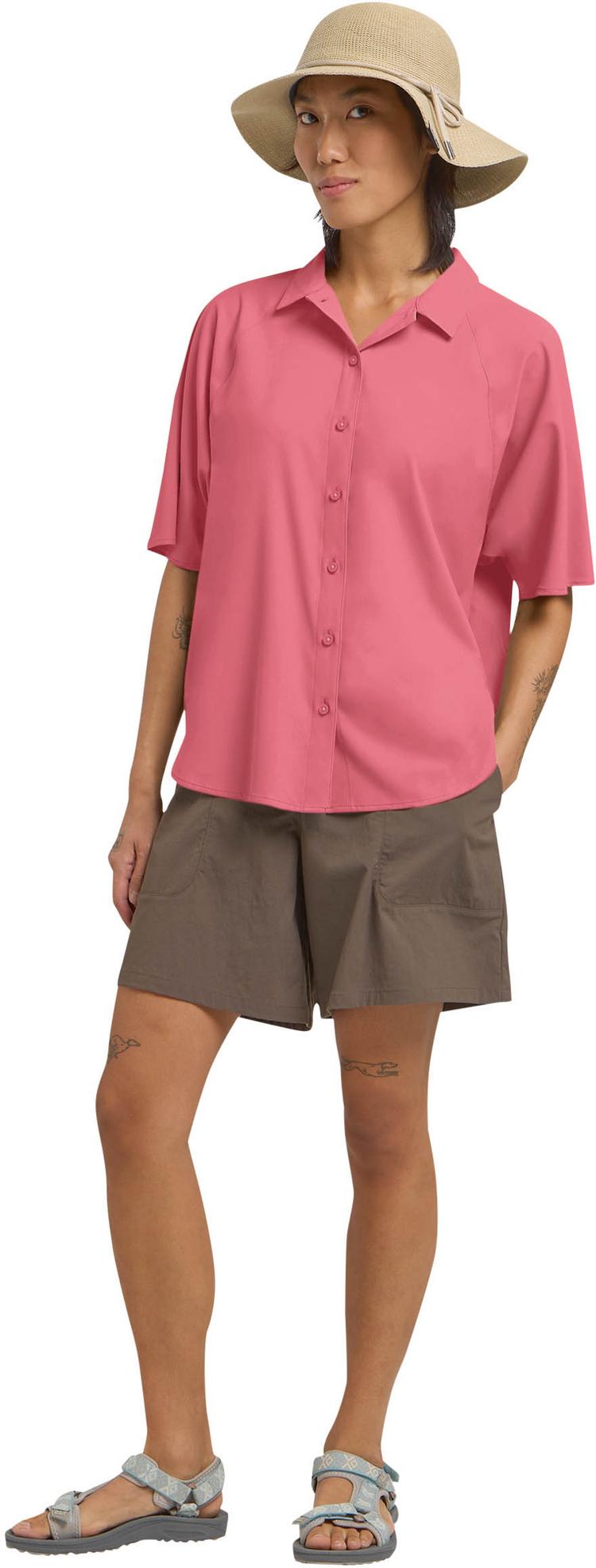 Jack Wolfskin Jack Wolfskin SIERRA QUEST Funktionsbluse Damen - evening rose - 2 | SportScheck