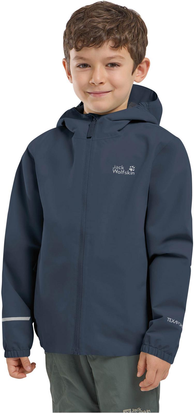 Jack Wolfskin Jack Wolfskin FLAZE Regenjacke Kinder - midnight sky - 2 | SportScheck
