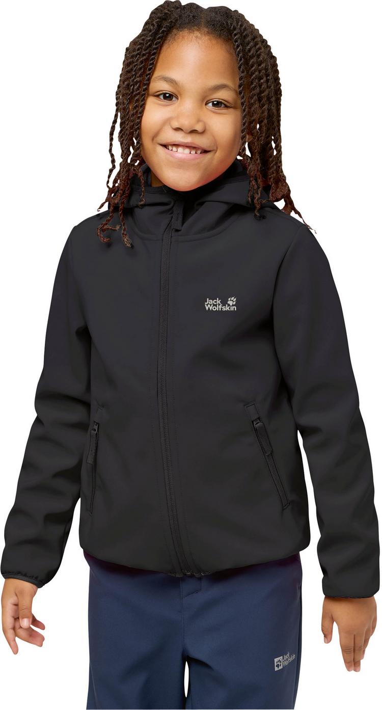 Jack Wolfskin Jack Wolfskin FOURWINDS Softshelljacke Kinder - black - 2 | SportScheck