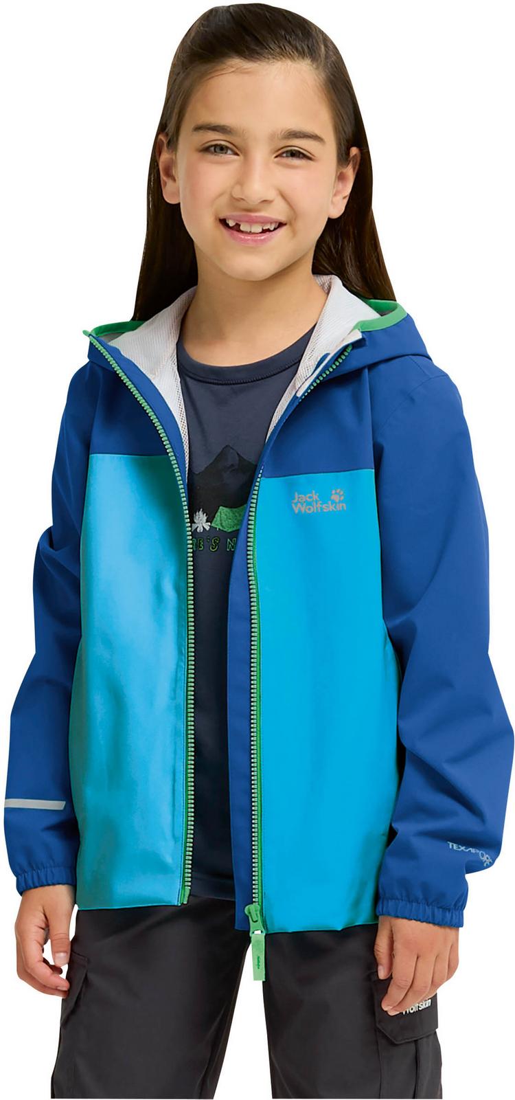 Jack Wolfskin Jack Wolfskin ADVENTURETRIBE 2L Regenjacke Kinder - empire blue - 3 | SportScheck