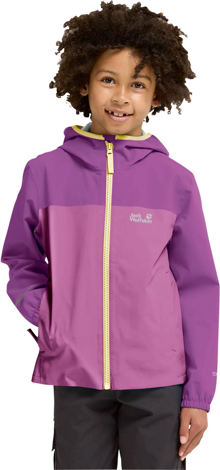 Jack Wolfskin Jack Wolfskin ADVENTURETRIBE 2L Regenjacke Kinder - foxglove - 3 | SportScheck