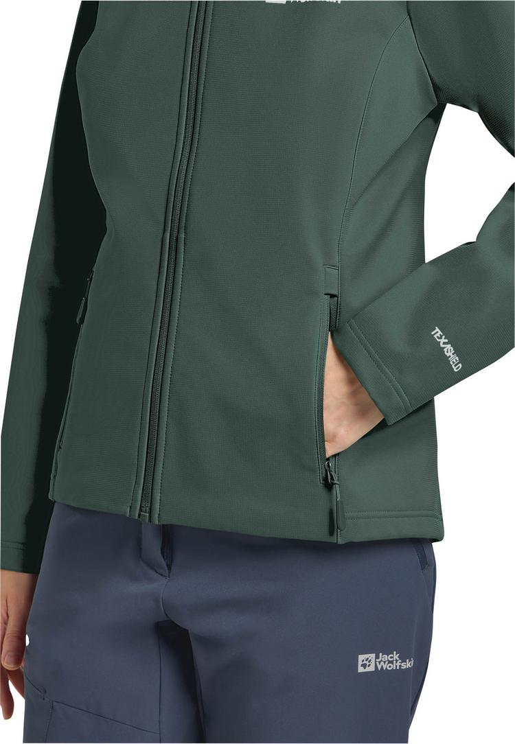 Jack Wolfskin Jack Wolfskin BORNBERG Softshelljacke Damen - sago palm - 4 | SportScheck
