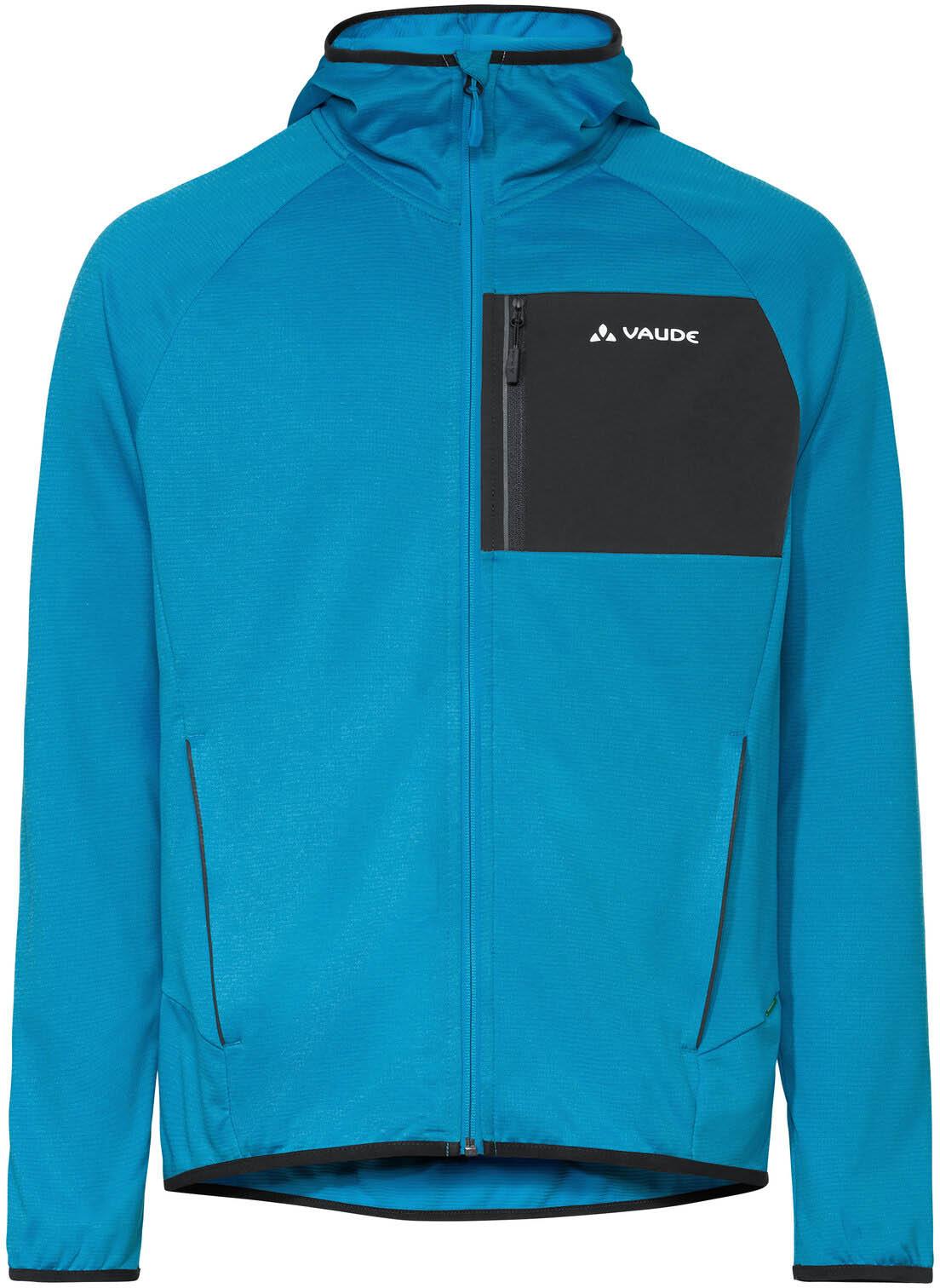 Vaude Fleecejacke Slim Fit Polyester-Elastan Blau