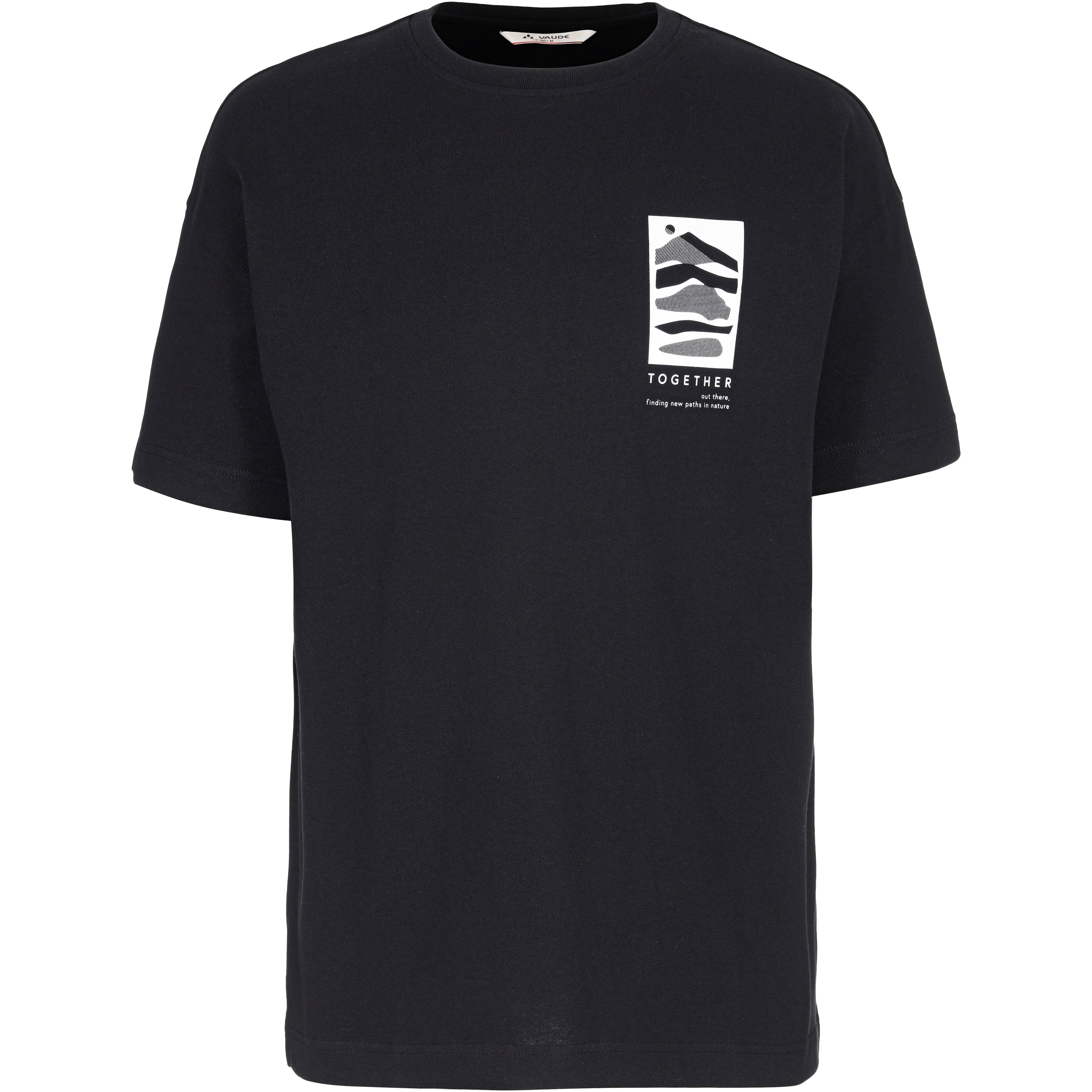 Vaude T-Shirt Redmont Heavyweight Baumwolle Schwarz