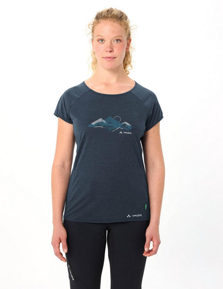 VAUDE VAUDE Tekoa II Funktionsshirt Damen - dark sea-white - 0 | SportScheck