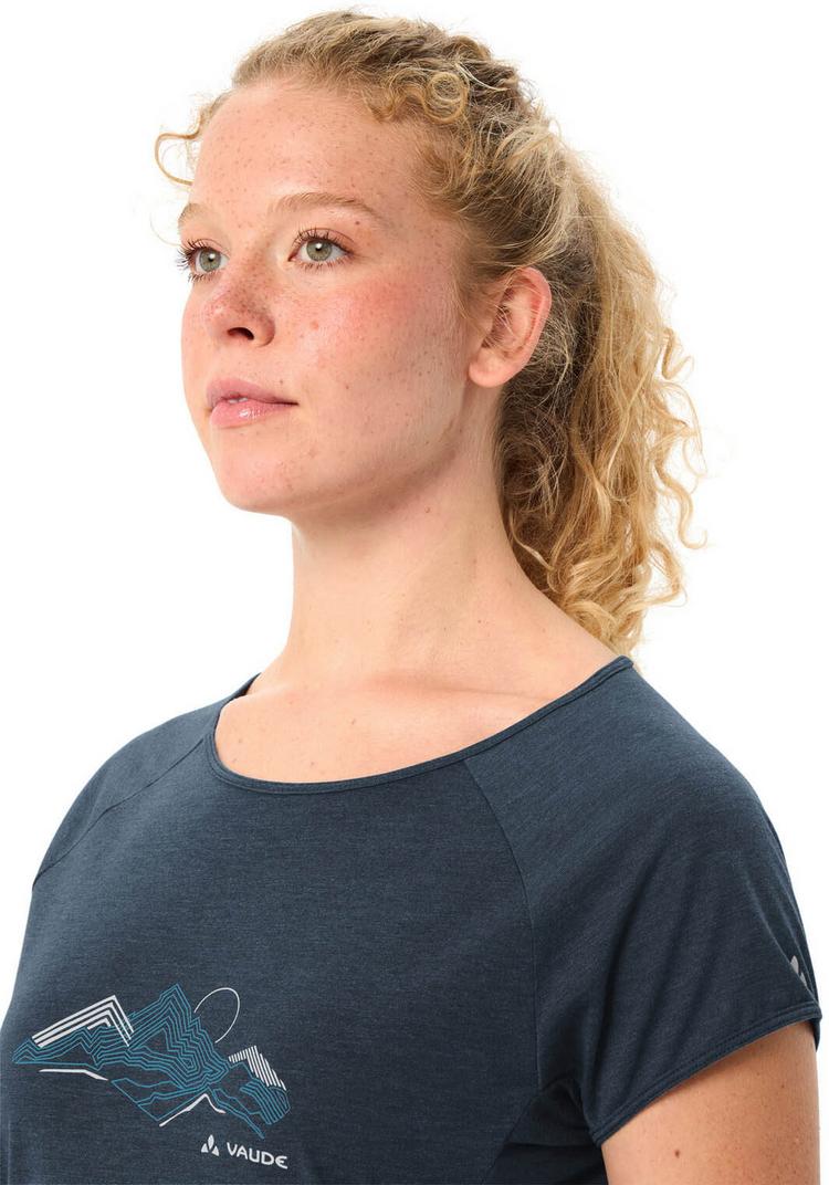 VAUDE VAUDE Tekoa II Funktionsshirt Damen - dark sea-white - 4 | SportScheck