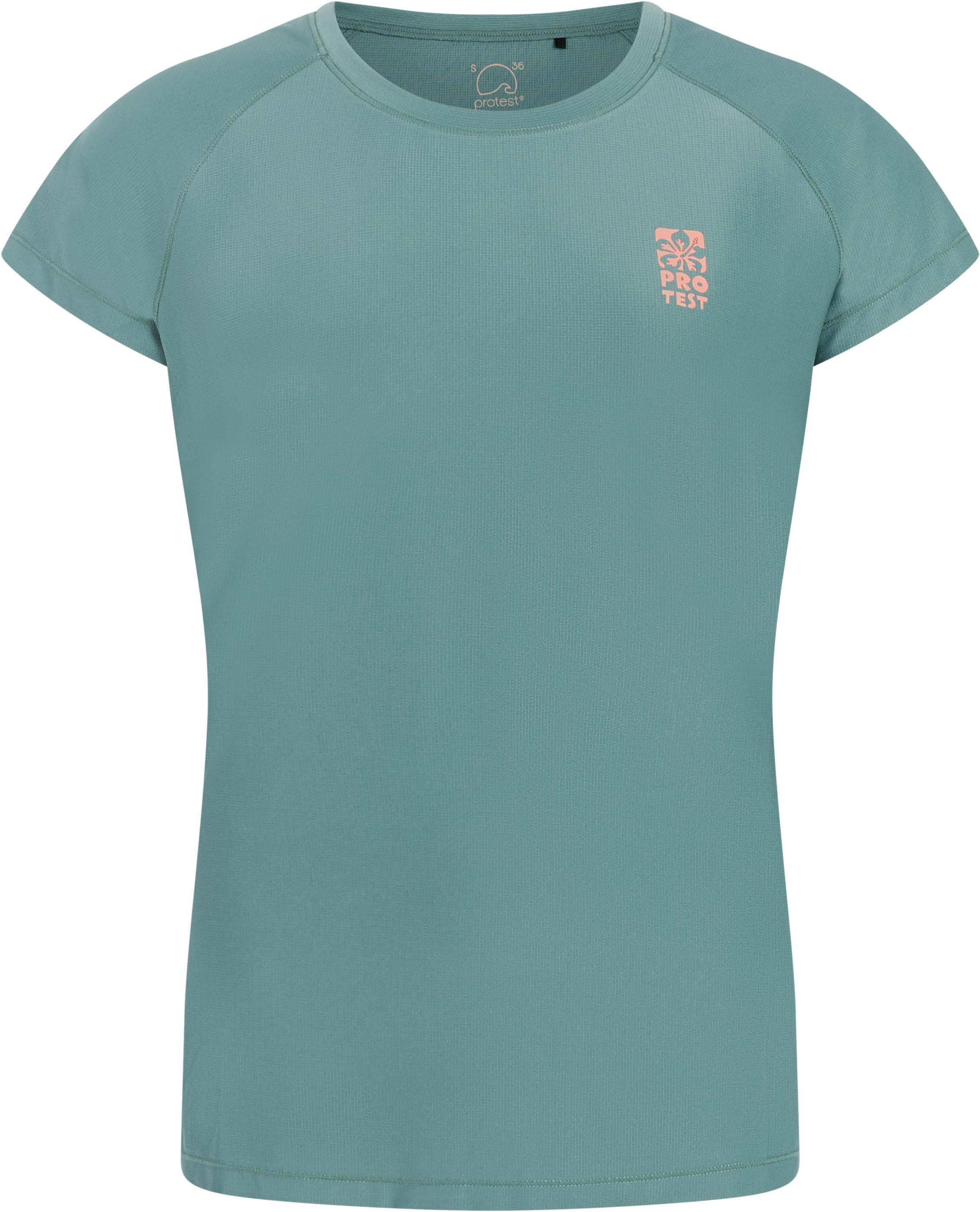 Protest Surf Shirt Rundhalsausschnitt Raglanärmel Polyester Orange