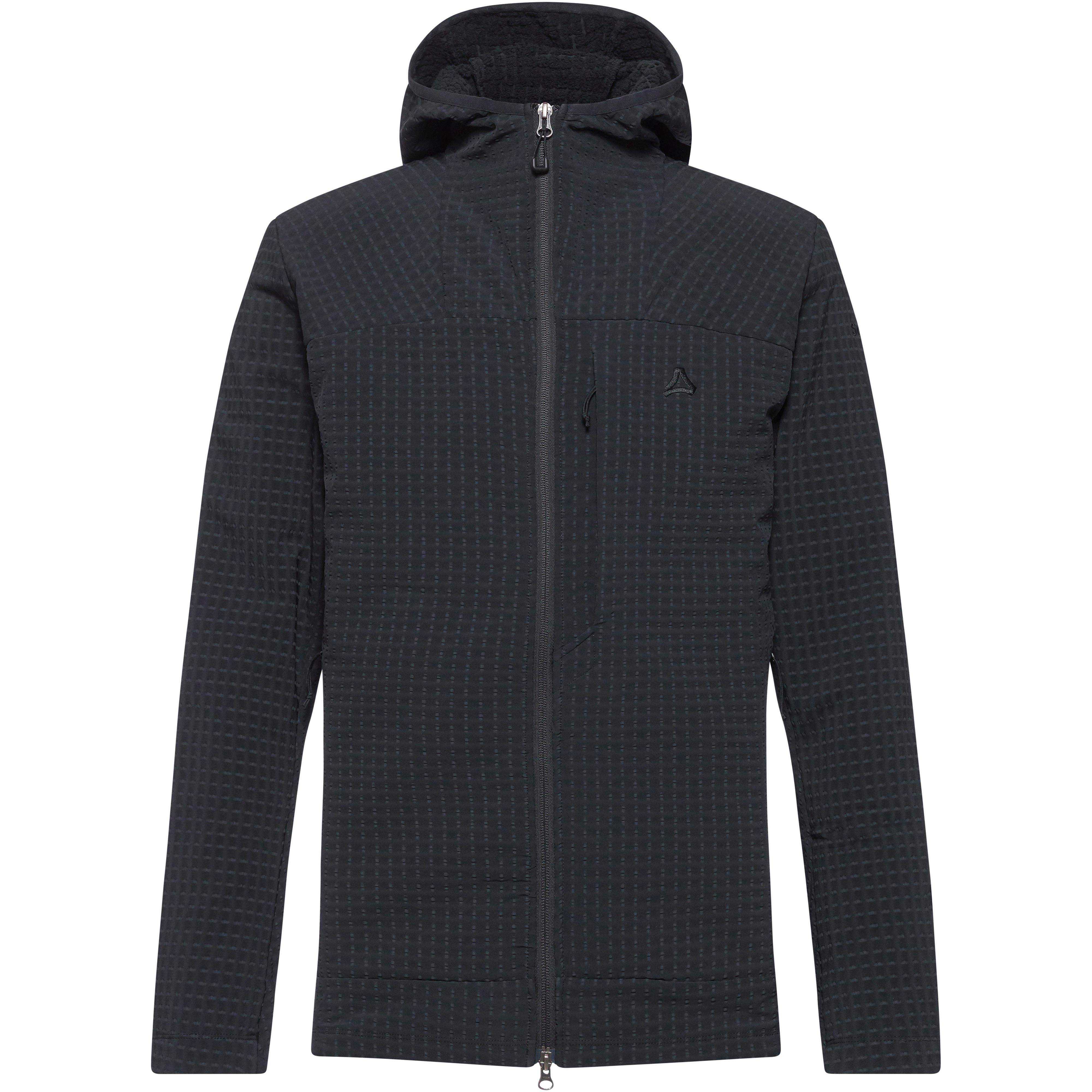 Schöffel Hoodie Strukturfleece 4-Wege-Stretch Hellgrau