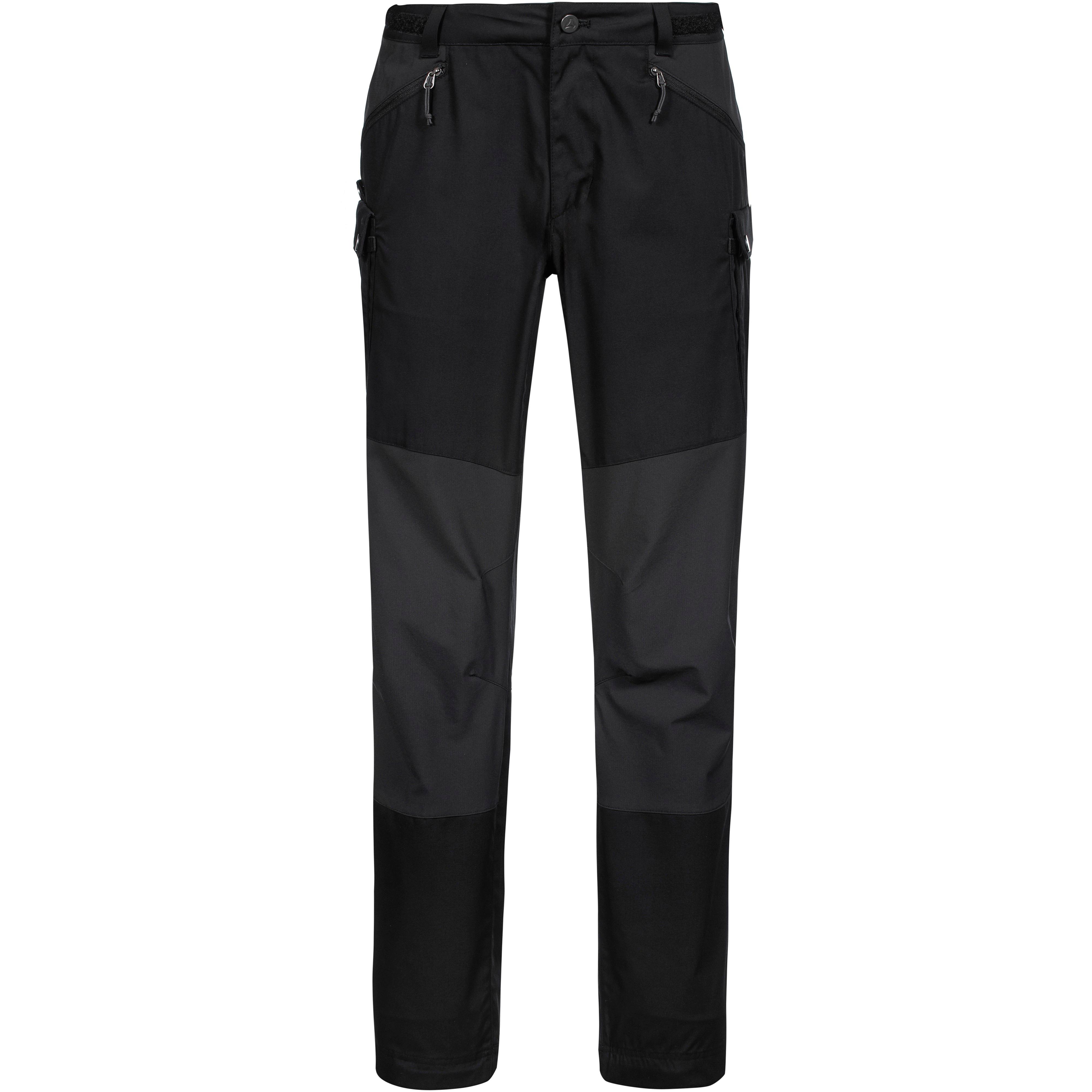 Schöffel Wanderhose 4-Wege-Stretch Polyester-Baumwolle-Polyamid-Elastan Schwarz
