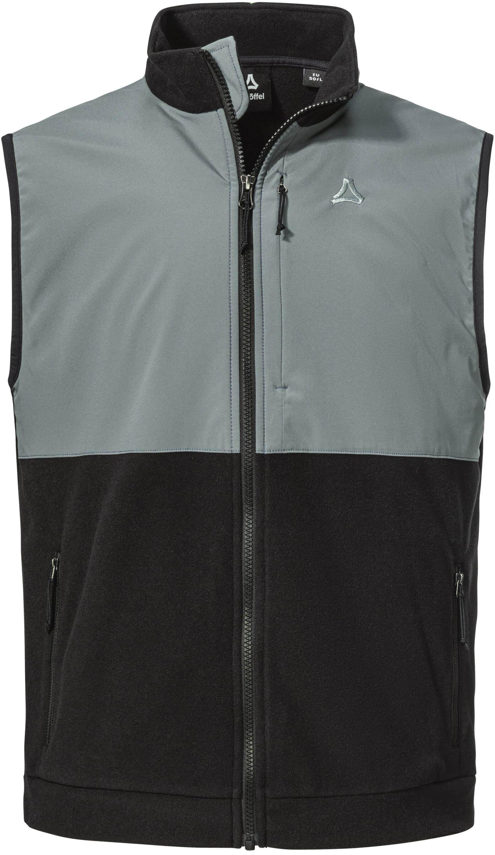 Schöffel Fleeceweste Micro Fleece 2-Wege-Stretch Schwarz