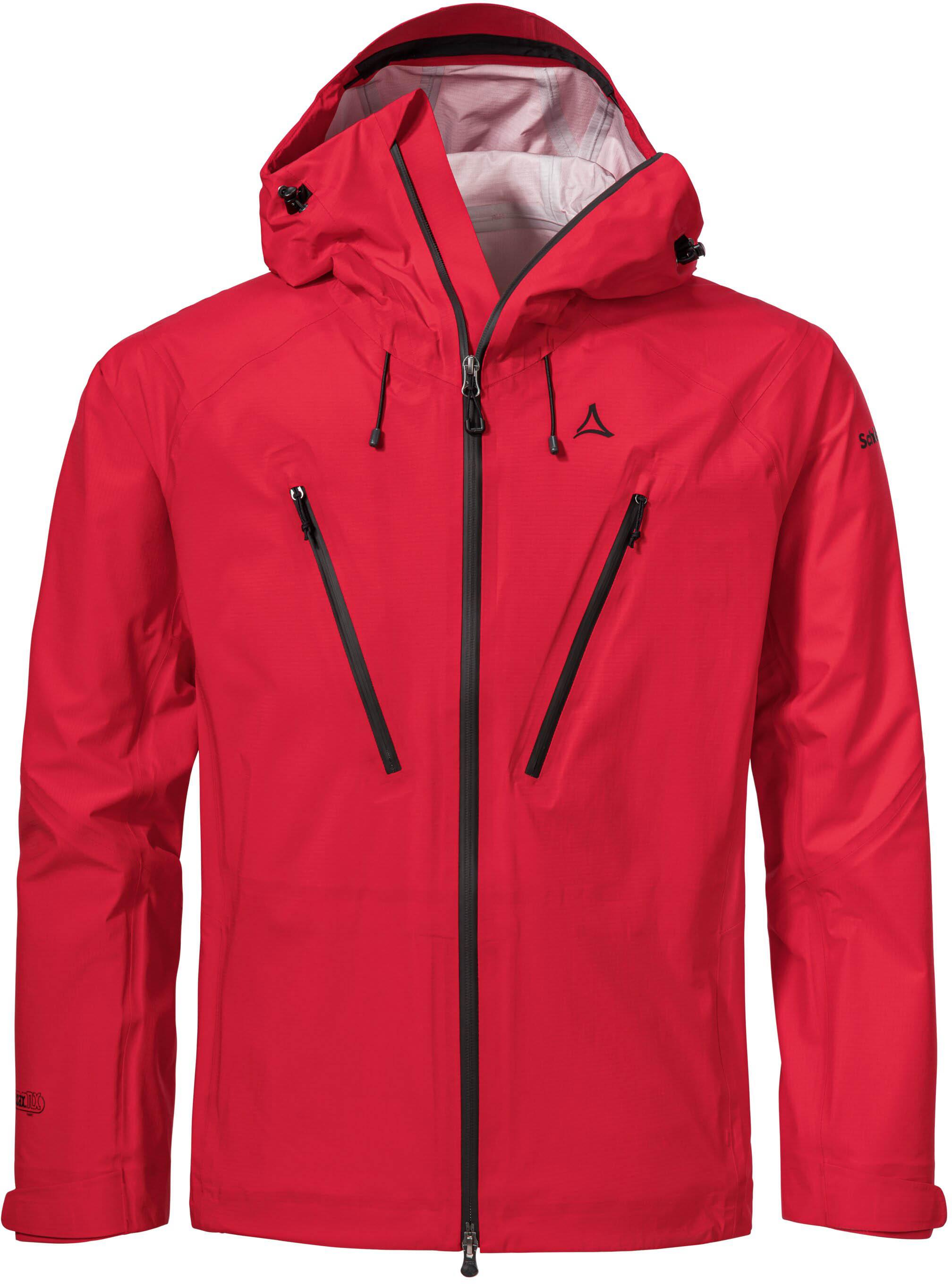 Schöffel Hardshelljacke Blaueis Kunstfaser Rot