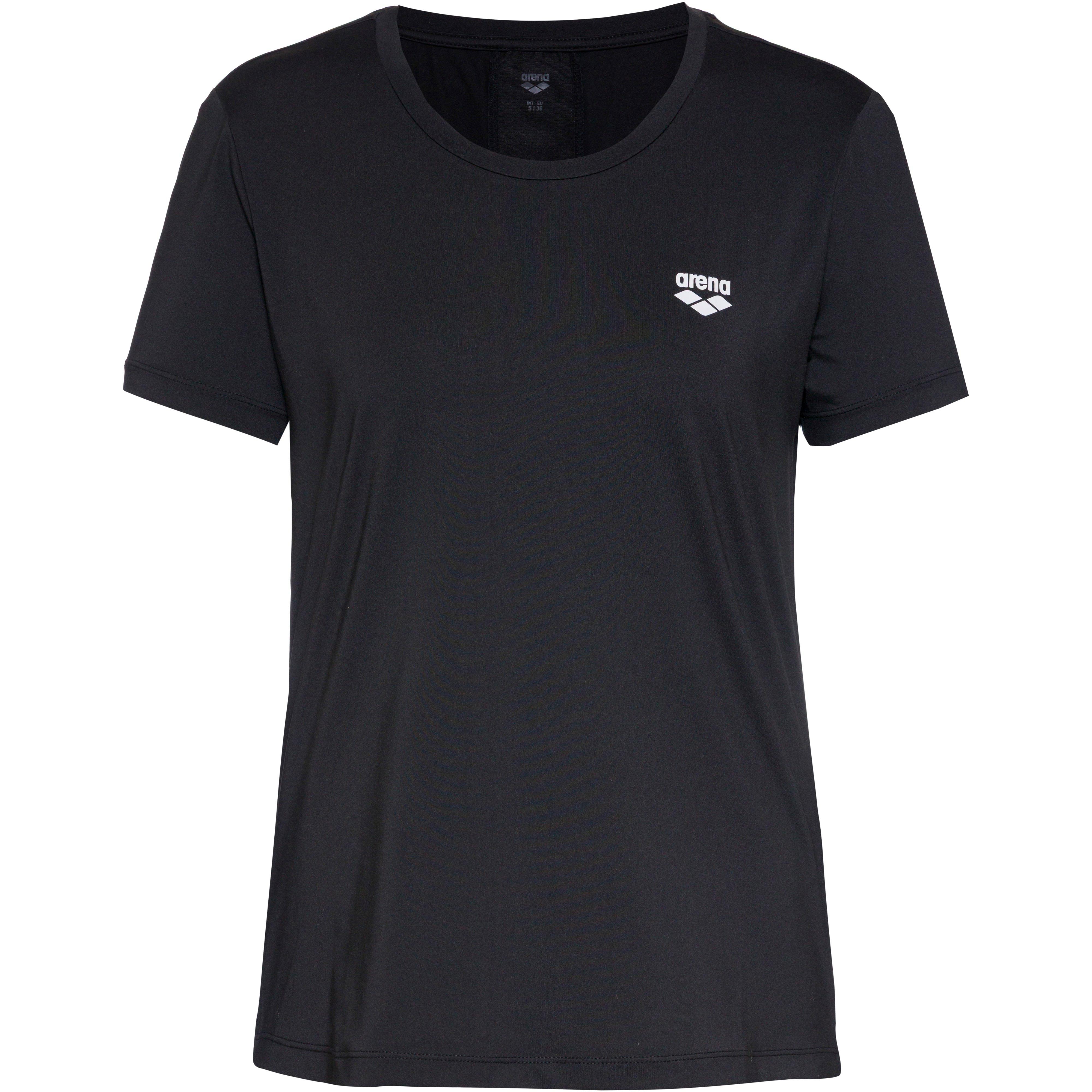 Arena Sportshirt Kurzarm Dry Skin® Polyester-Elastan Schwarz