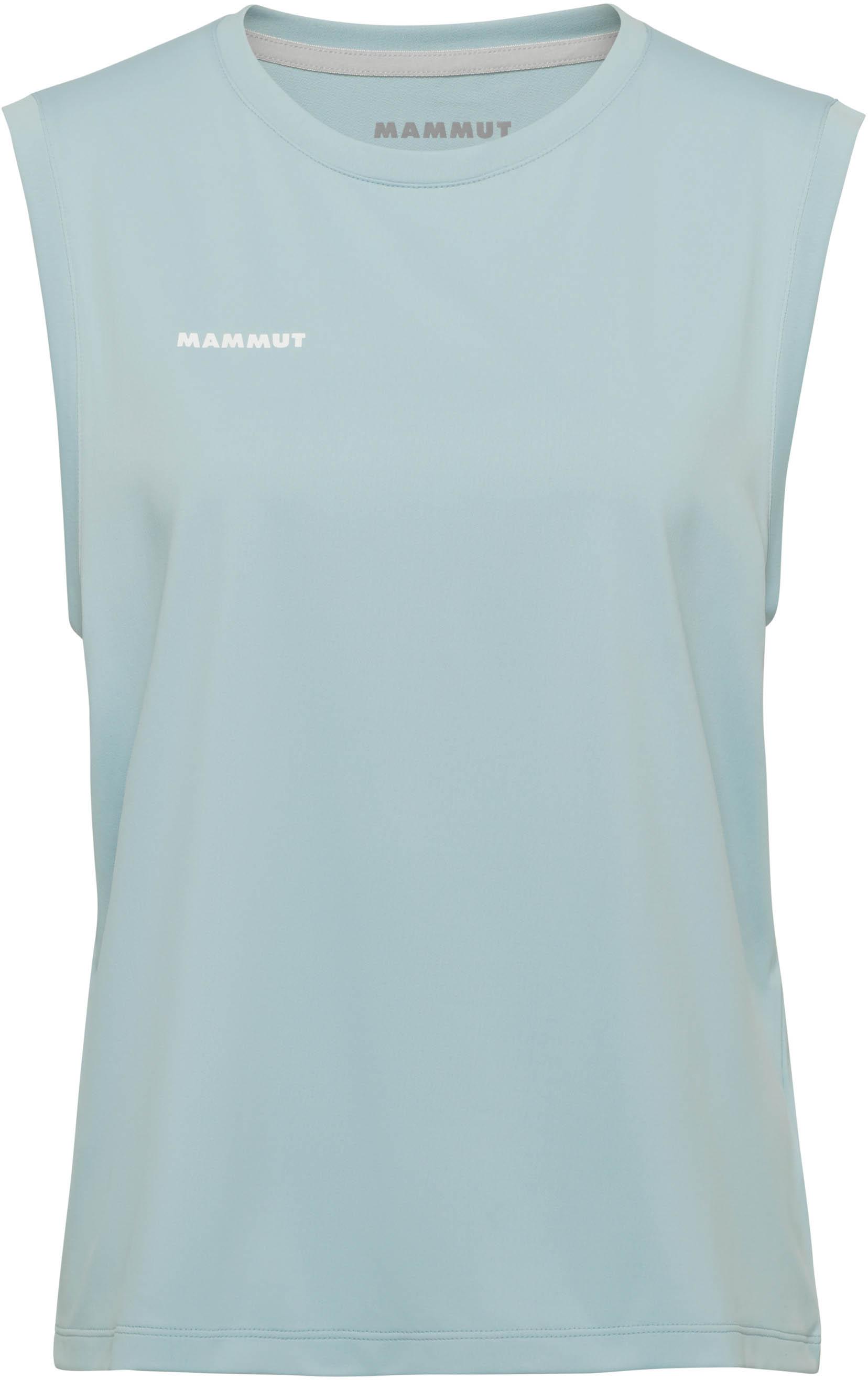 mammut Funktionstop Rundhalsausschnitt Mit Schweißband Polyester-Elastan Blau