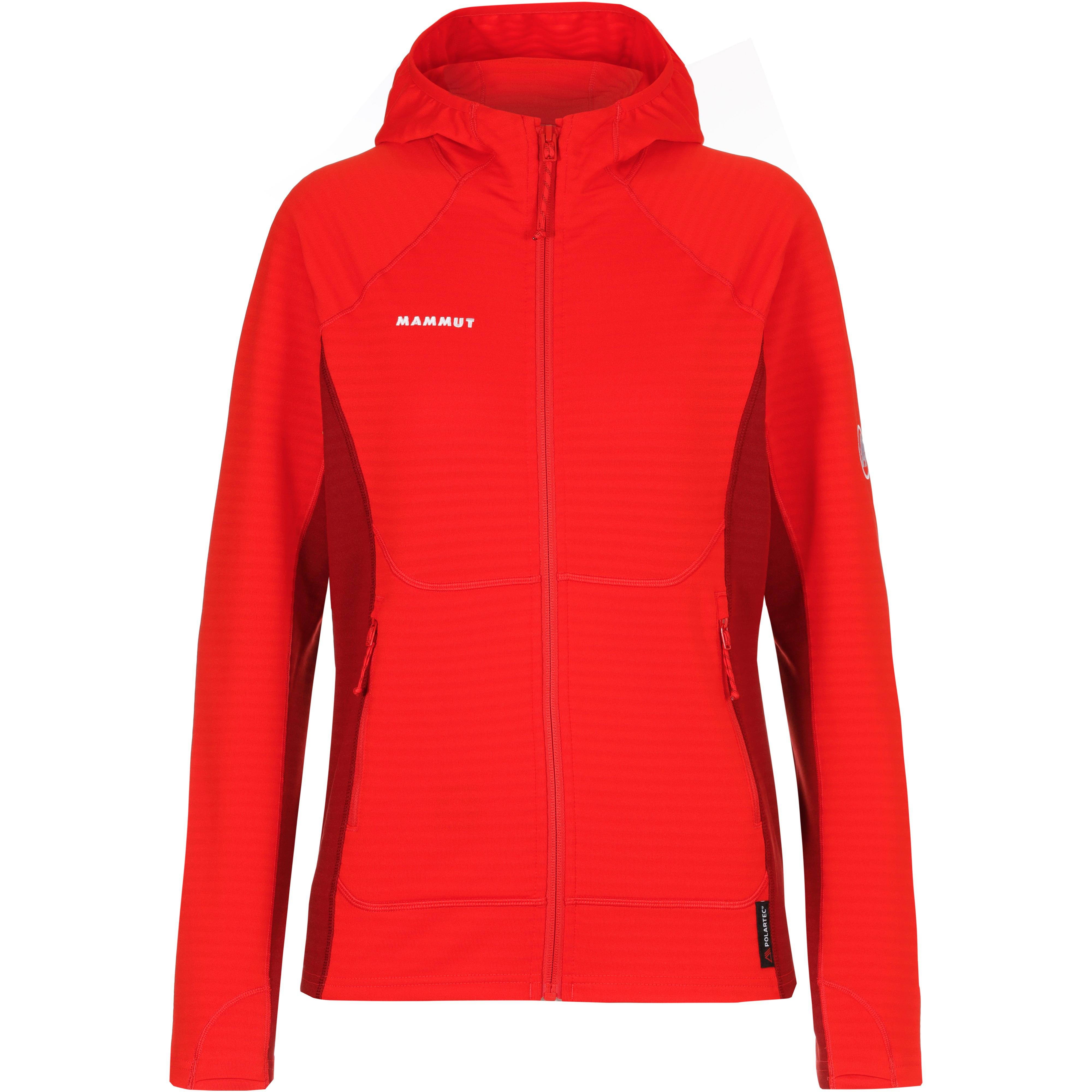mammut Fleecejacke Hoodie Polartec Stretch Fleece Mint
