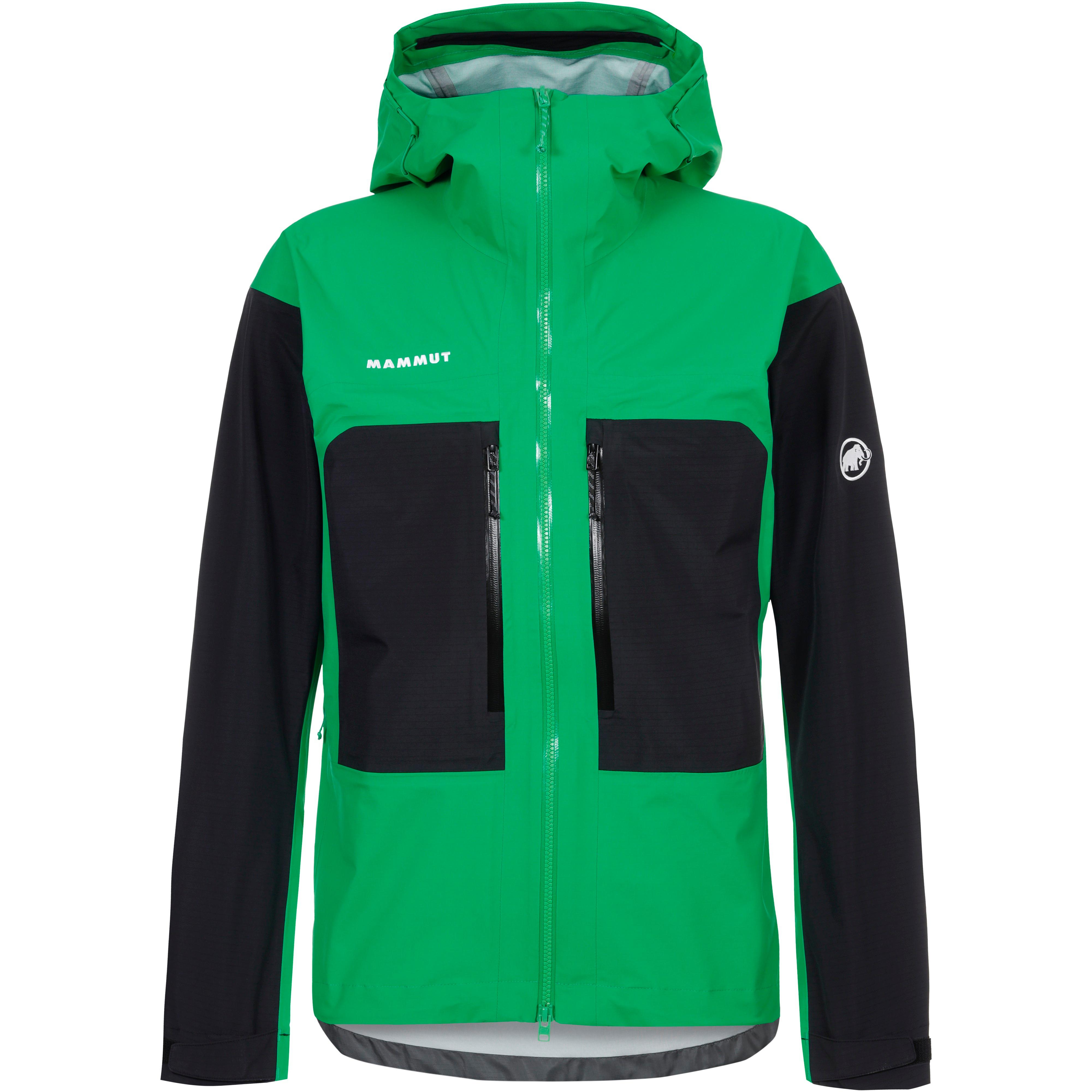 mammut Hardshelljacke 3-Lagen Laminat Polyamid Grün