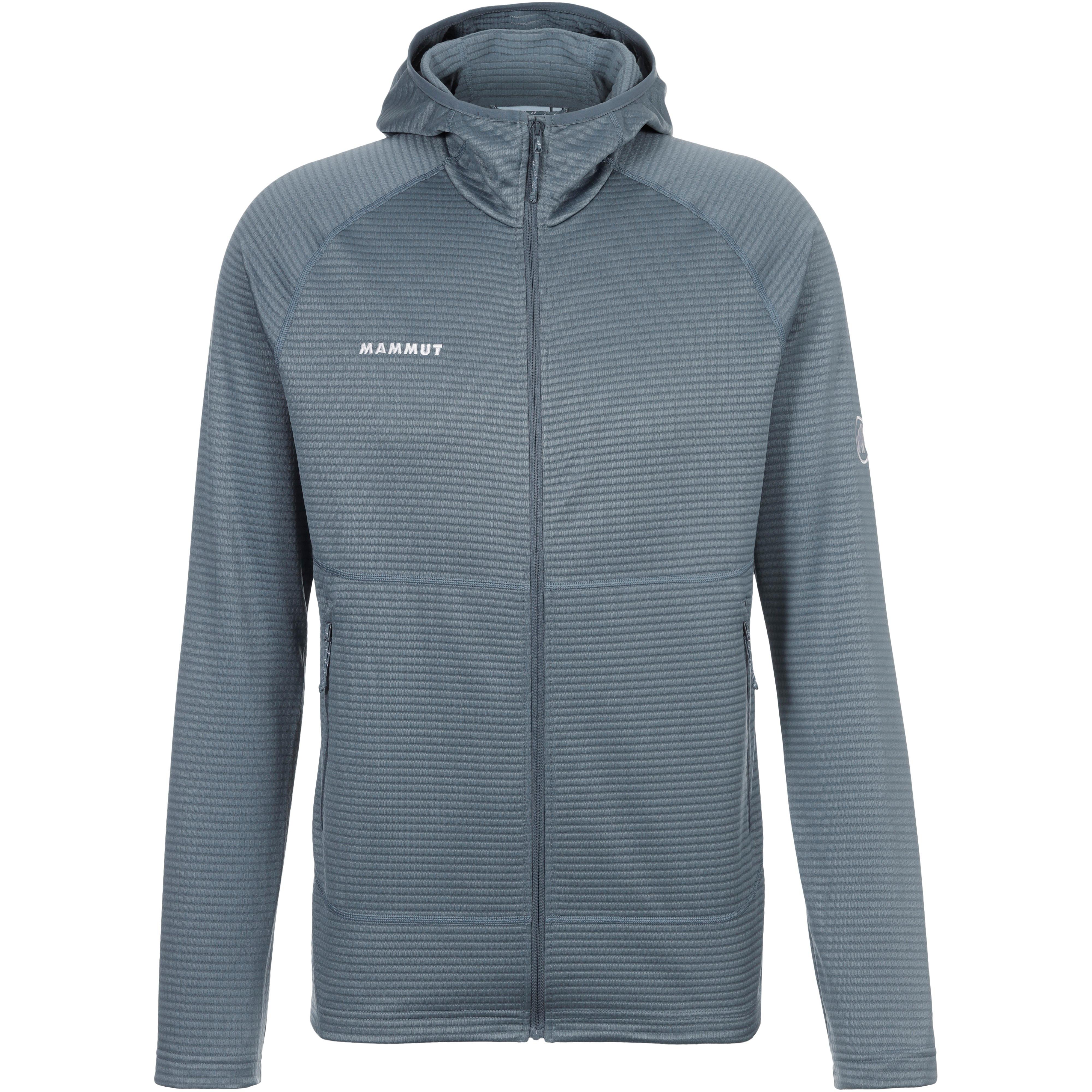 mammut Fleecejacke Midlayer Raglan Fleece Grau