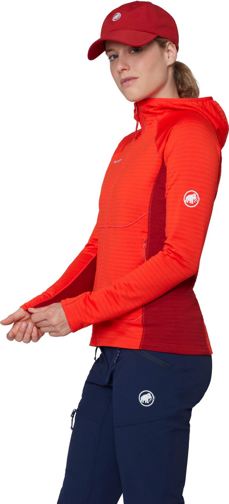 Mammut Mammut Taiss Fleecejacke Damen - mammut red-dark mammut red - 2 | SportScheck