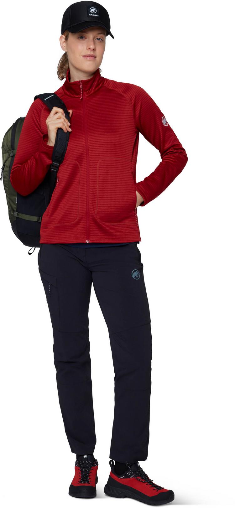 Mammut Mammut Crag Fleecejacke Damen - dark mammut red - 3 | SportScheck