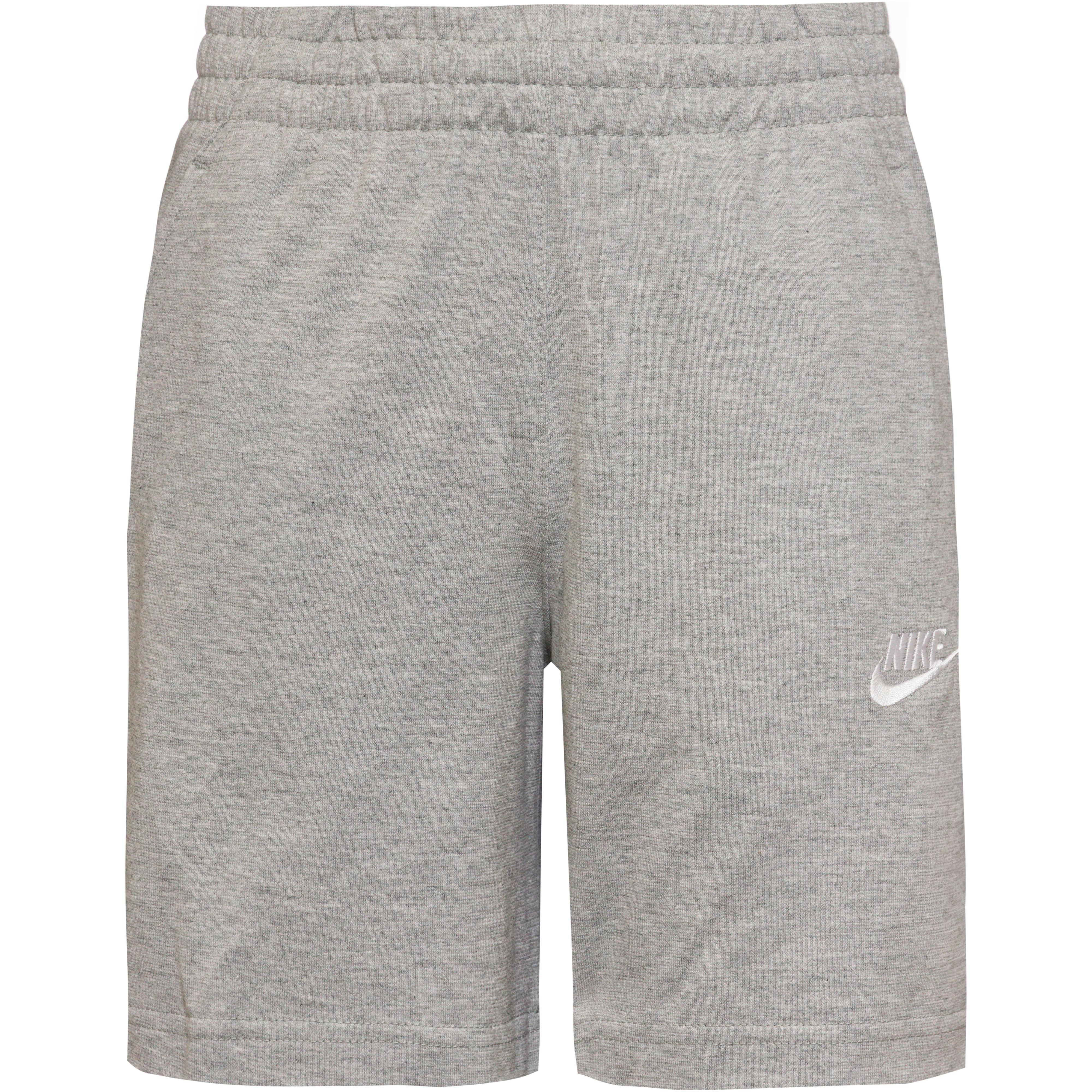 Nike Shorts Melierte Baumwolle Grau