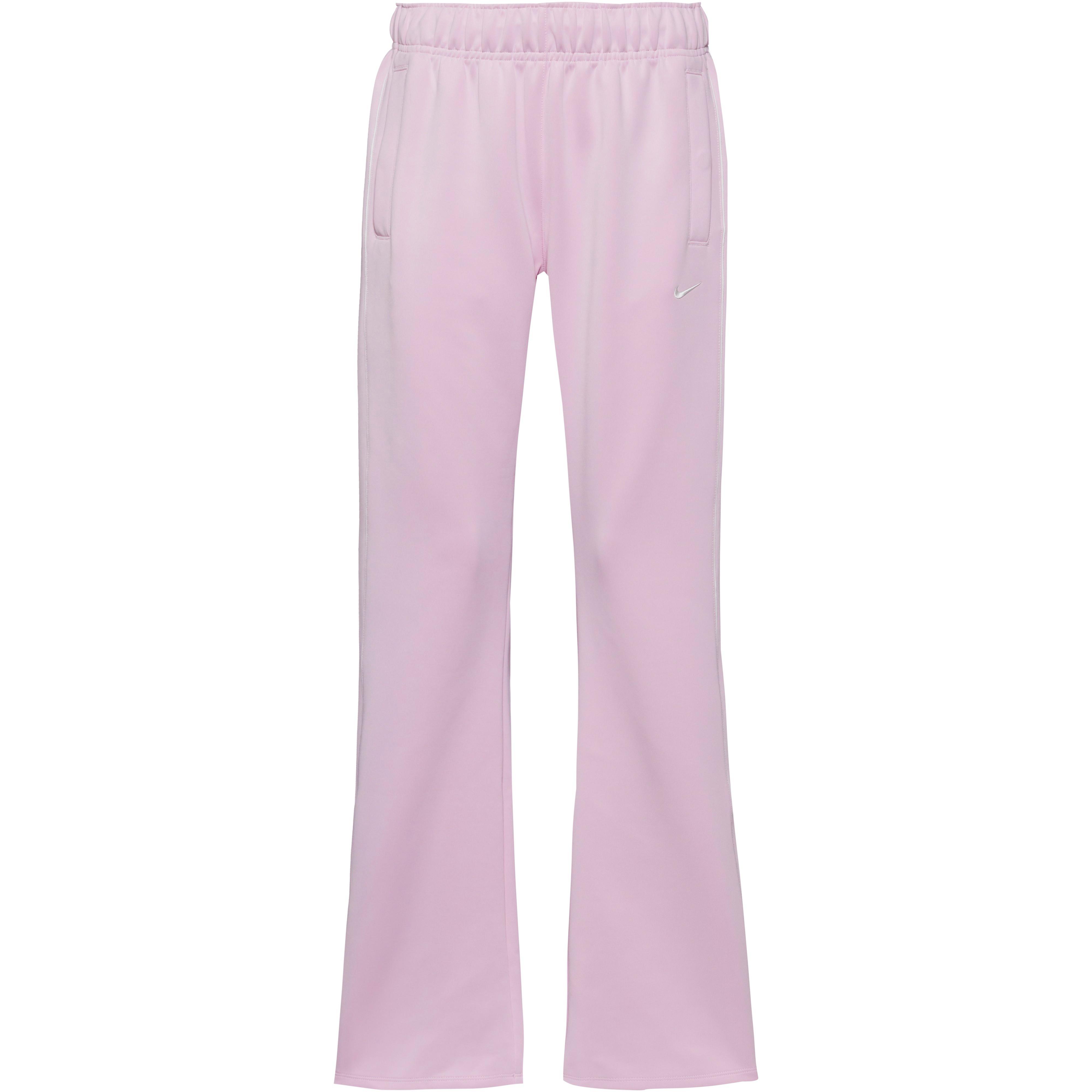 Nike Polyhose Slim Fit Elastikbund Flare Rosa