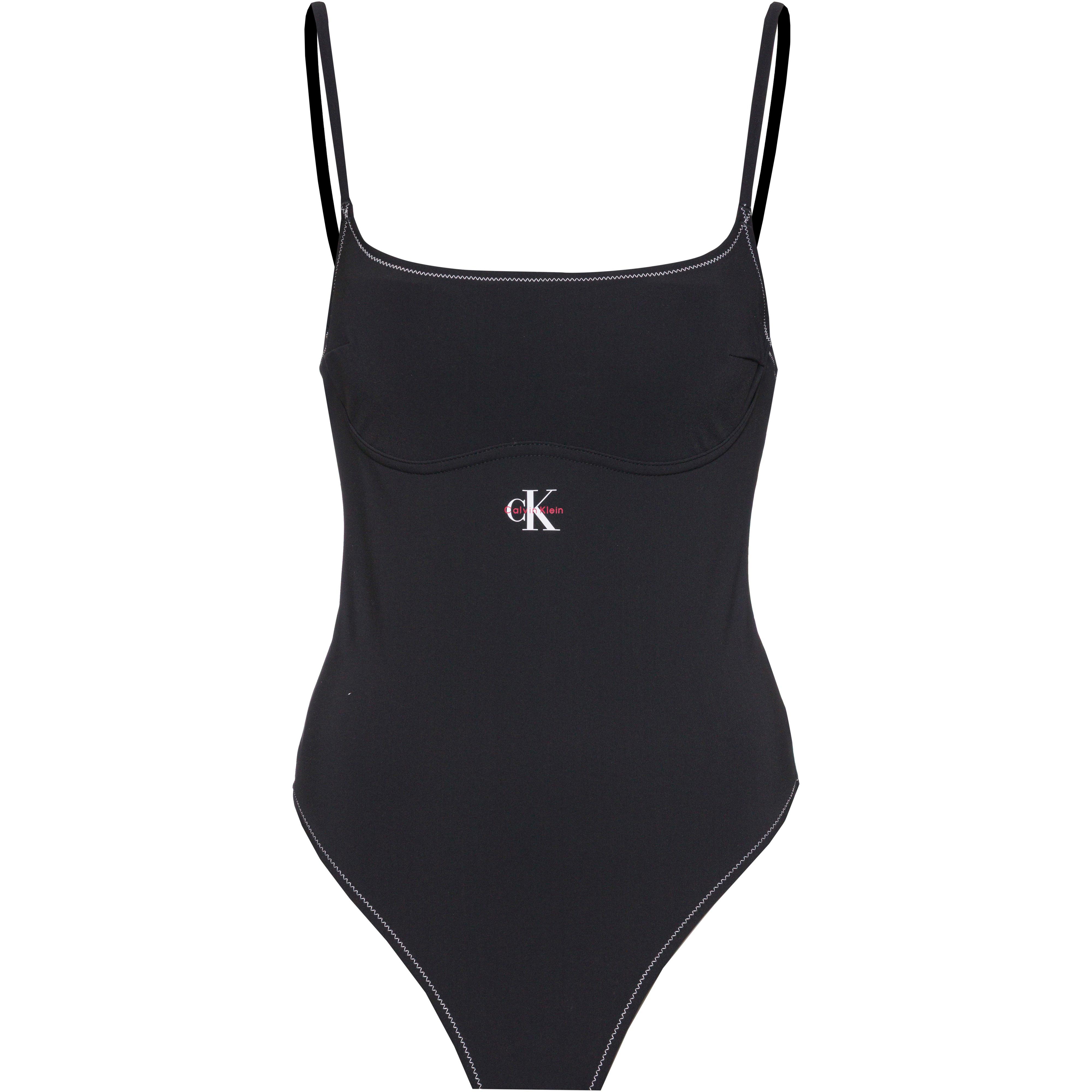 Calvin Klein Badeanzug Polyamid 67% 33% Schwarz