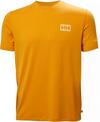 HELLY HANSEN SKOG GRAPHIC Funktionsshirt Herren - mustard