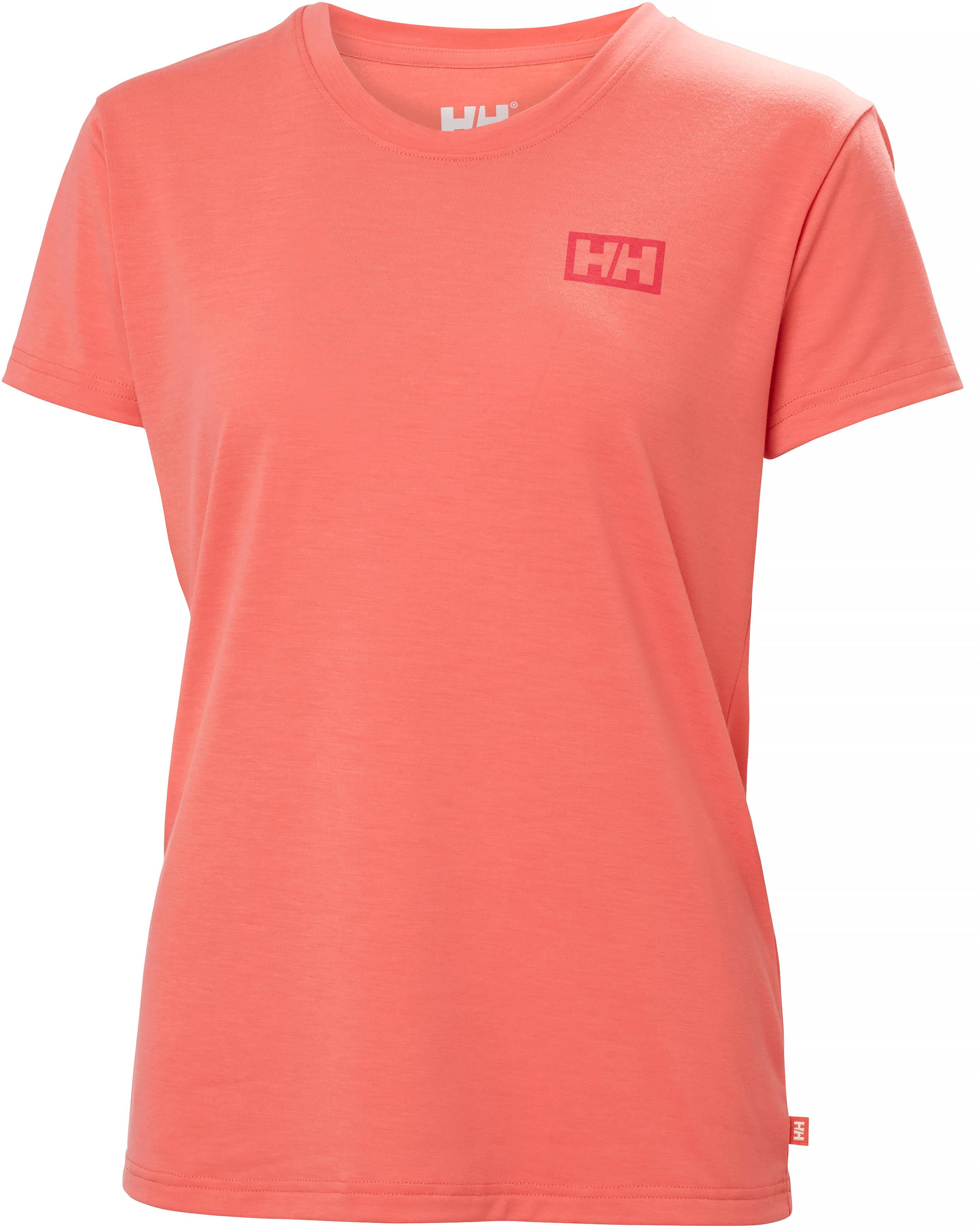 Helly Hansen Funktionsshirt Skog Graphic Rundhals S.Cafe®-Material Rosa