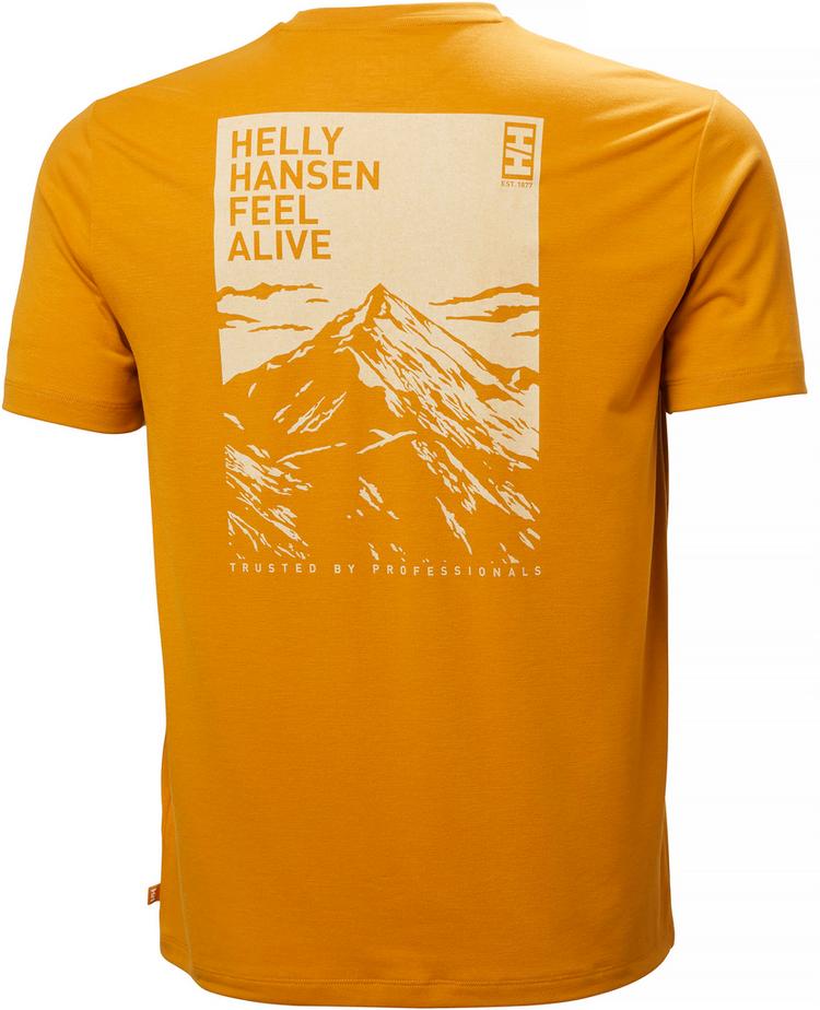 HELLY HANSEN HELLY HANSEN SKOG GRAPHIC Funktionsshirt Herren - mustard - 0 | SportScheck