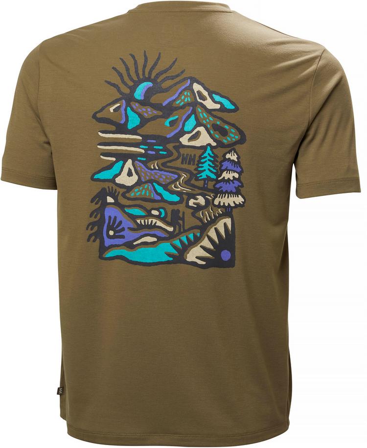 HELLY HANSEN HELLY HANSEN SKOG GRAPHIC Funktionsshirt Herren - bedrock - 0 | SportScheck