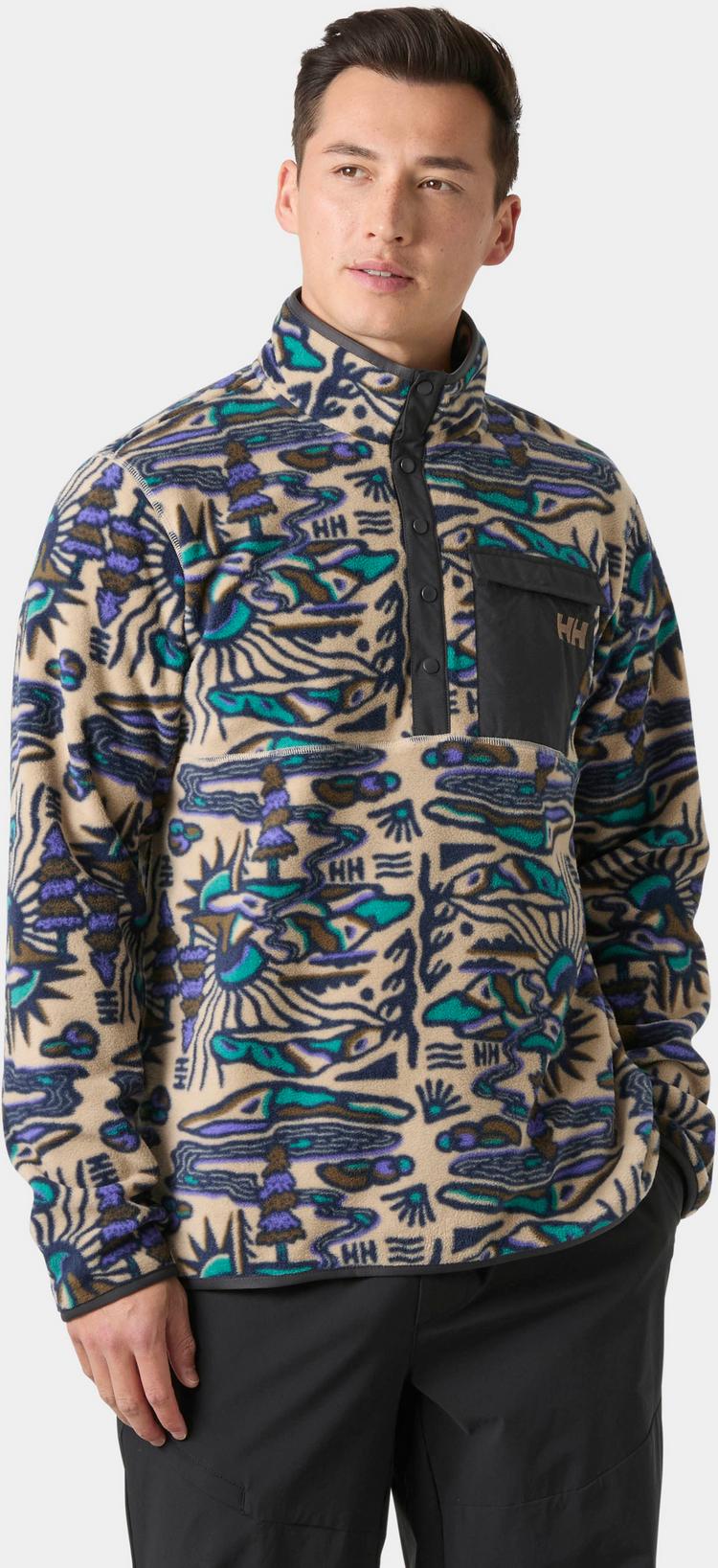 HELLY HANSEN HELLY HANSEN MARIDALEN Fleeceshirt Herren - hh khaki rayco aop - 0 | SportScheck