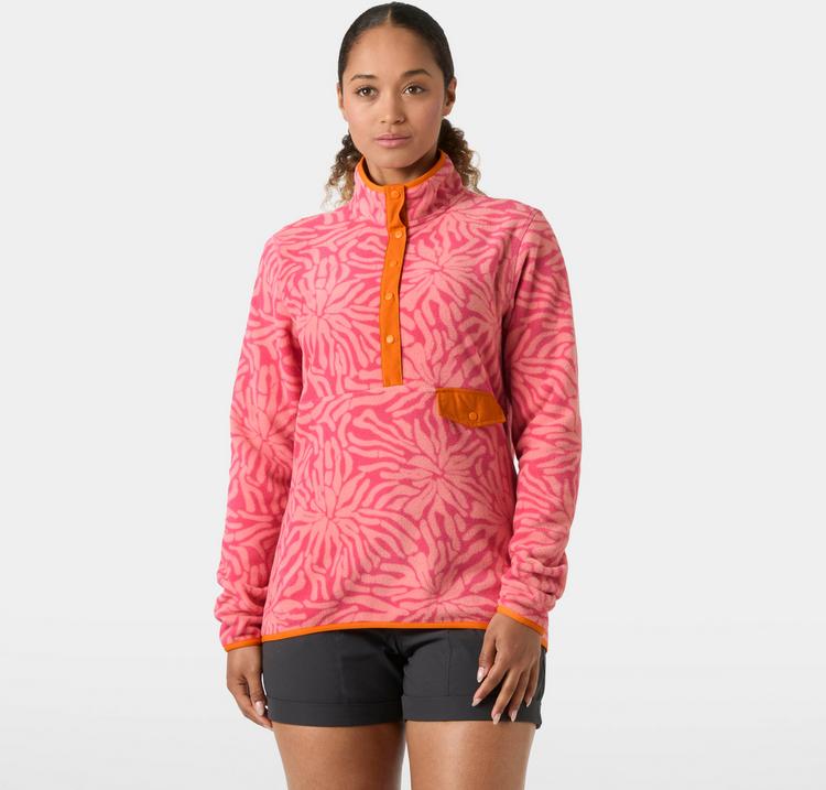 HELLY HANSEN HELLY HANSEN MARIDALEN Fleeceshirt Damen - coral almond aop - 0 | SportScheck