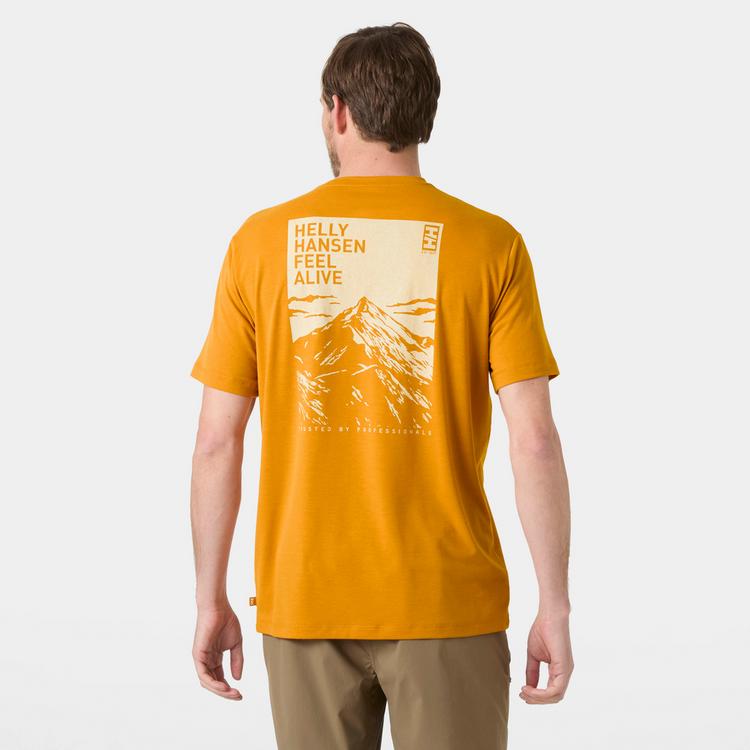 HELLY HANSEN HELLY HANSEN SKOG GRAPHIC Funktionsshirt Herren - mustard - 1 | SportScheck