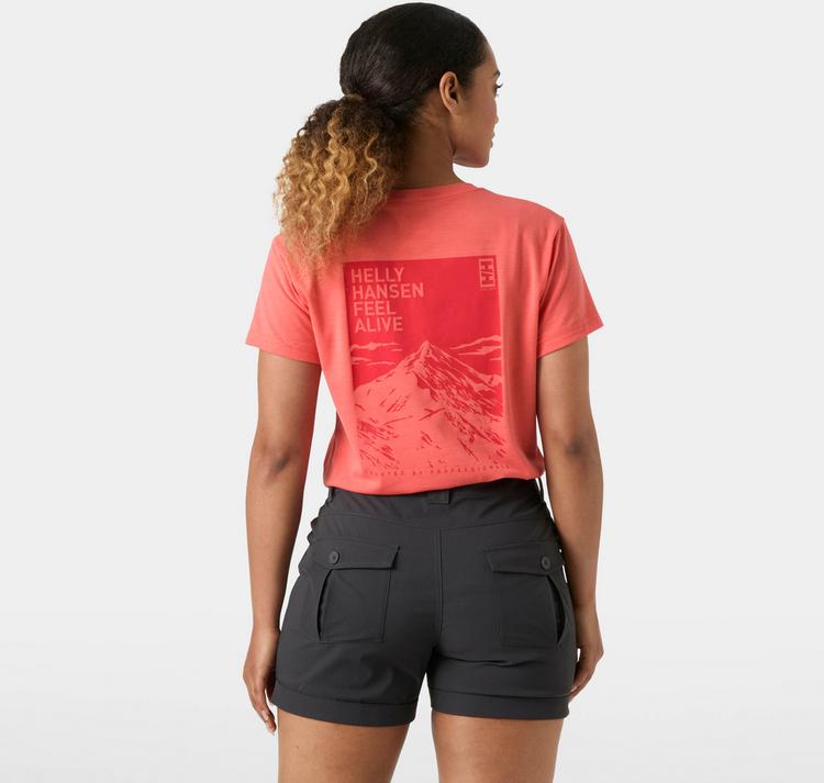 HELLY HANSEN HELLY HANSEN SKOG GRAPHIC Funktionsshirt Damen - sunset pink - 1 | SportScheck