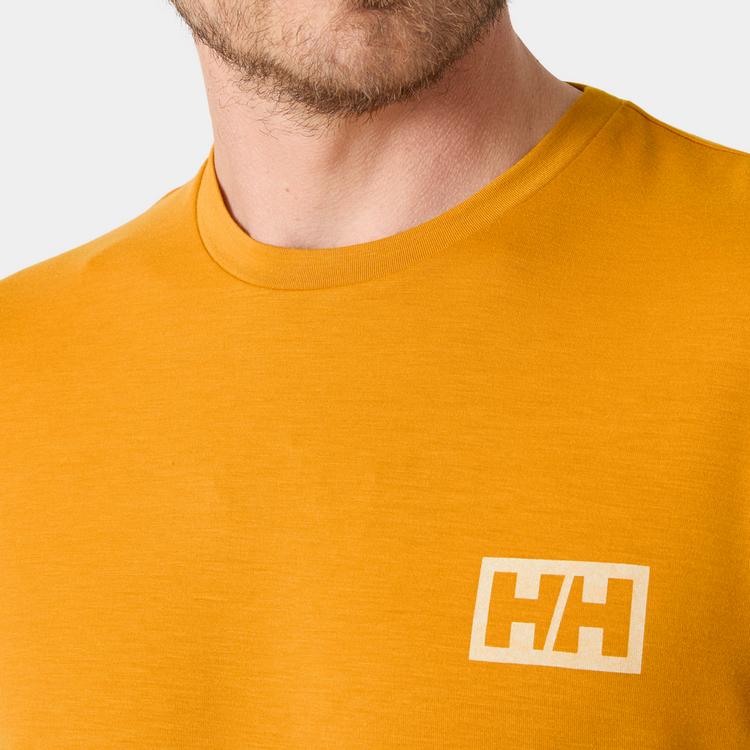 HELLY HANSEN HELLY HANSEN SKOG GRAPHIC Funktionsshirt Herren - mustard - 2 | SportScheck
