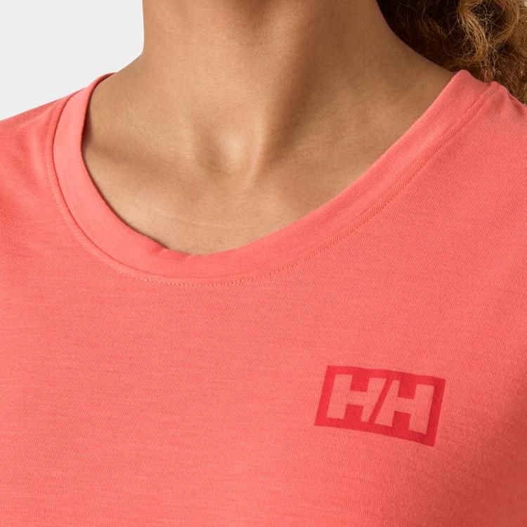 HELLY HANSEN HELLY HANSEN SKOG GRAPHIC Funktionsshirt Damen - sunset pink - 2 | SportScheck