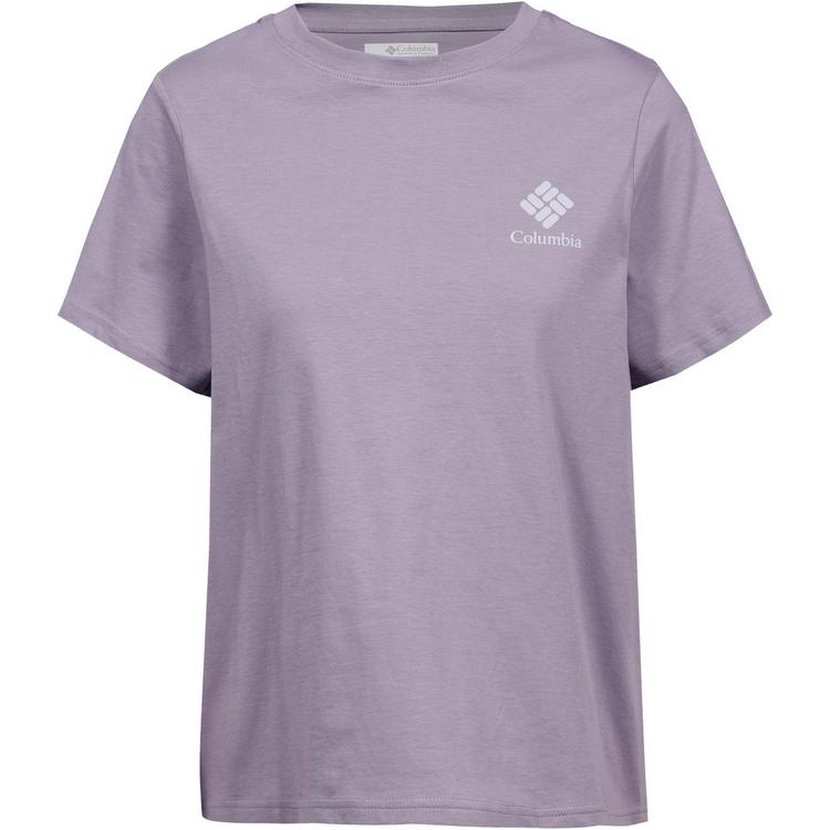 Columbia Columbia Rolling Bend T-Shirt Damen - shale purple-stacked gem mini - 0 | SportScheck