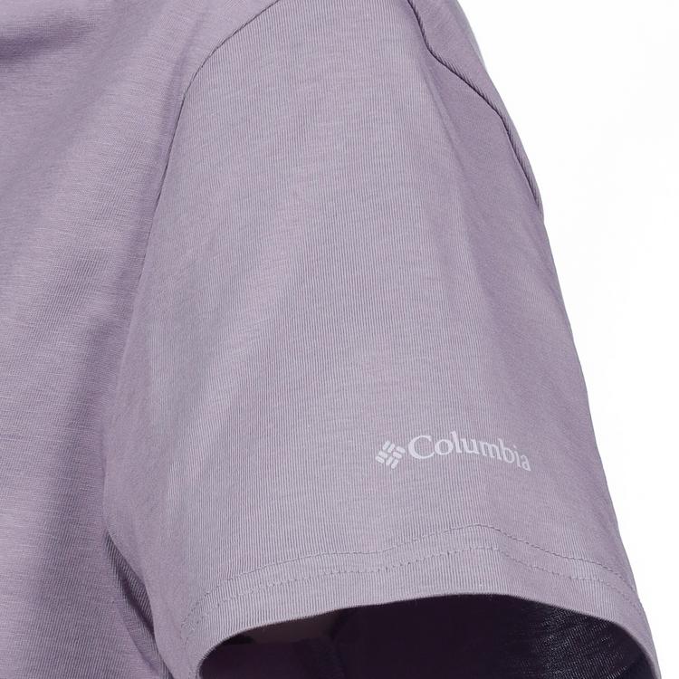 Columbia Columbia Rolling Bend T-Shirt Damen - shale purple-stacked gem mini - 0 | SportScheck