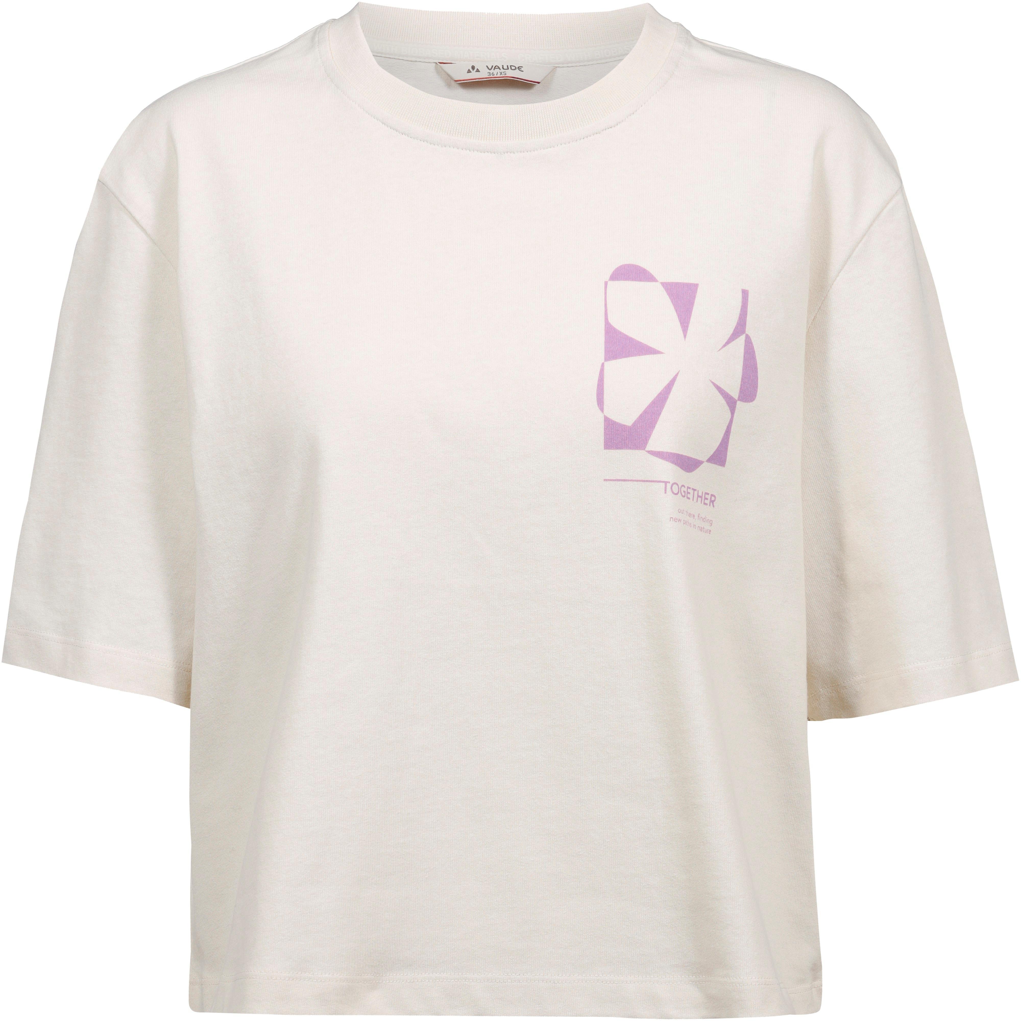 Vaude T-Shirt Redmont Heavyweight Baumwolle Weiss