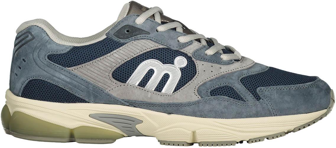 Mistral Sneaker Retro Leder-Mesh Gummi Blau