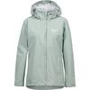 Jack Wolfskin TRAILTIME 2L Regenjacke Damen - green zinnia