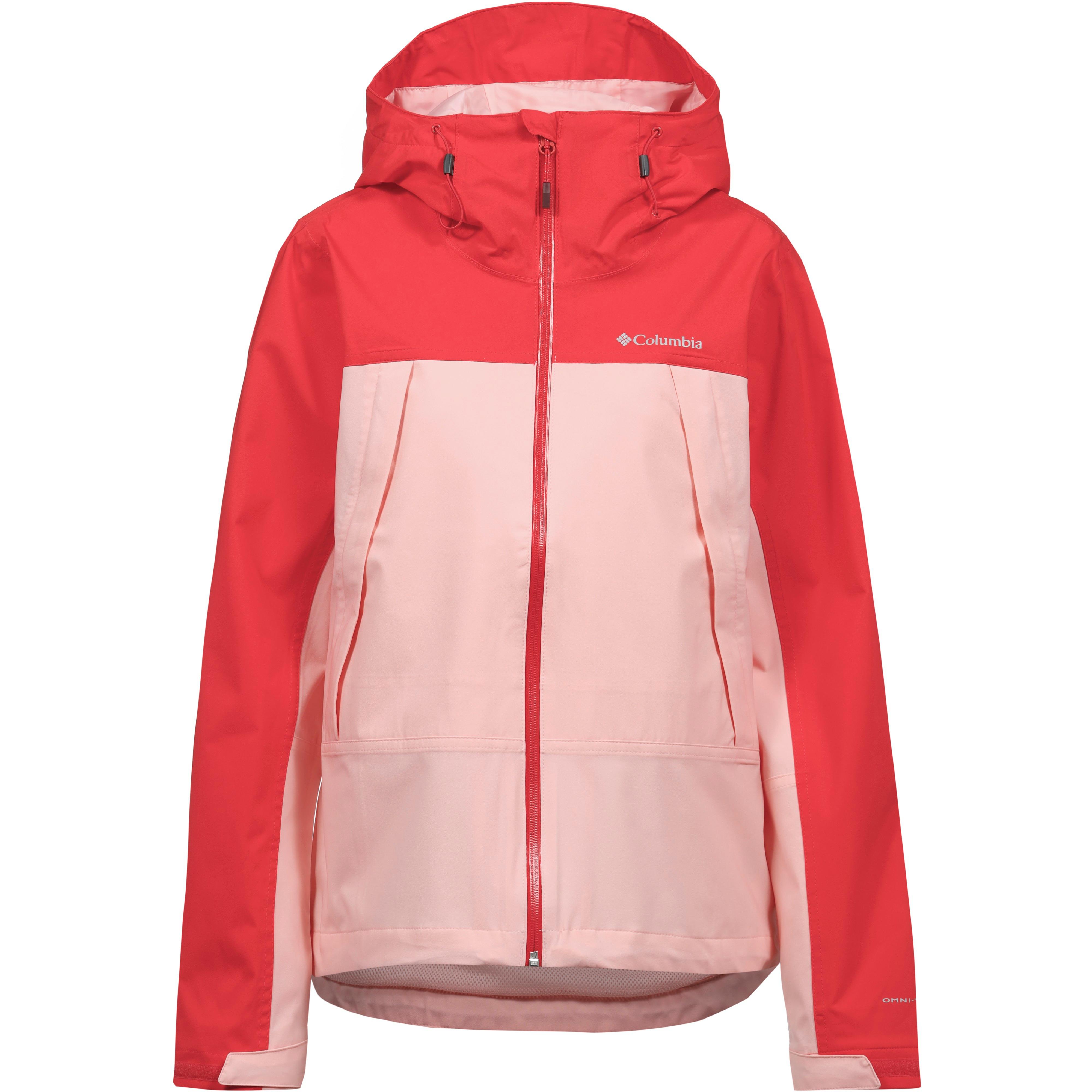 Columbia Boulder Falls Regenjacke Omni-Tech Polyester Rosa