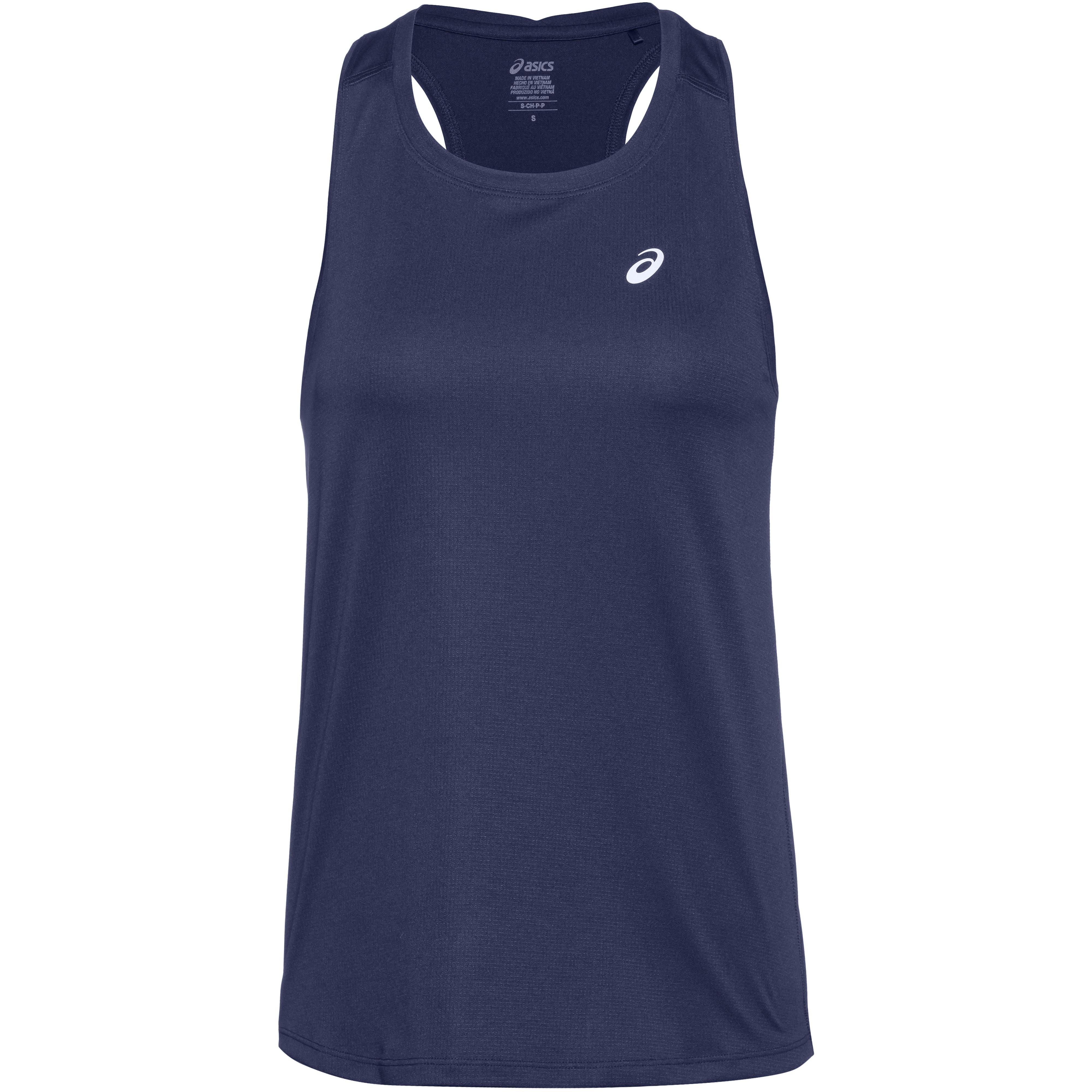 ASICS Funktionstank Slim Fit Polyester Blau