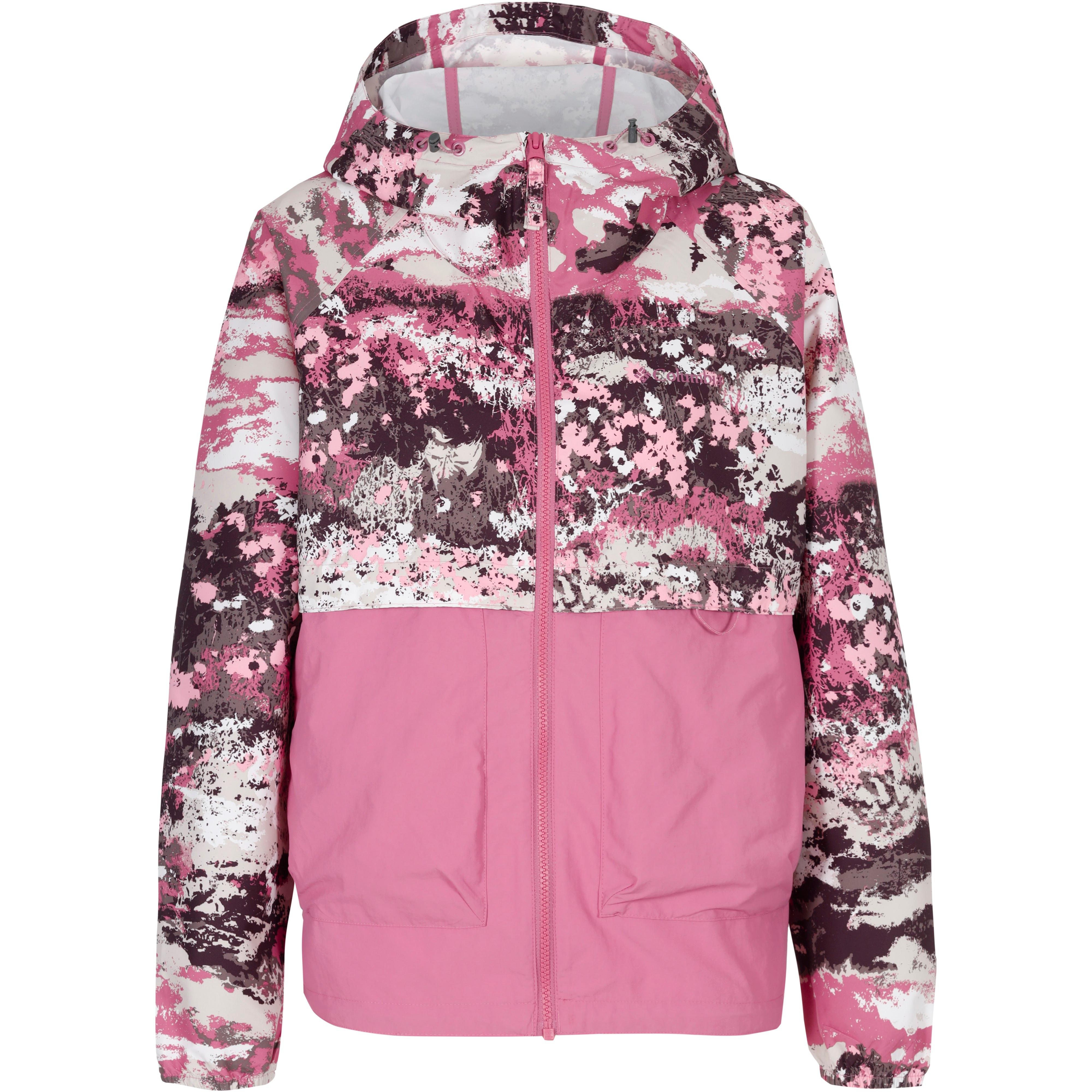Columbia Windbreaker Omni-Shield Ventilation Hood Rosa