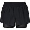 Brooks Dash 2-in-1 Laufshorts Damen - black