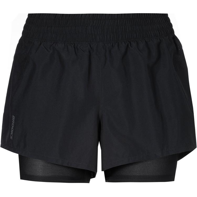 Brooks Brooks Dash 2-in-1 Laufshorts Damen - black - 0 | SportScheck