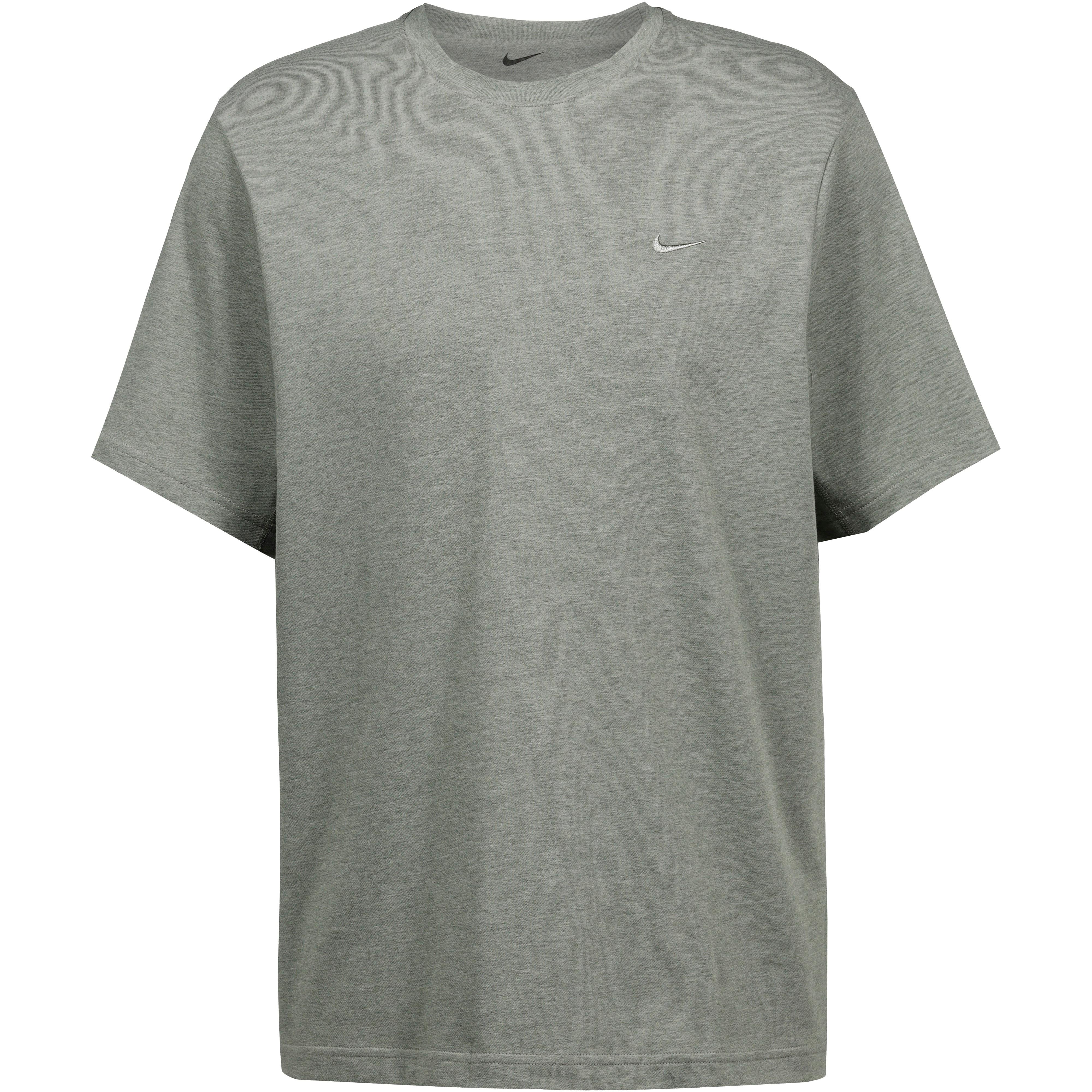 Nike Funktionsshirt Dri-FIT Ribbed Neck Baumwolle-Polyester Grün