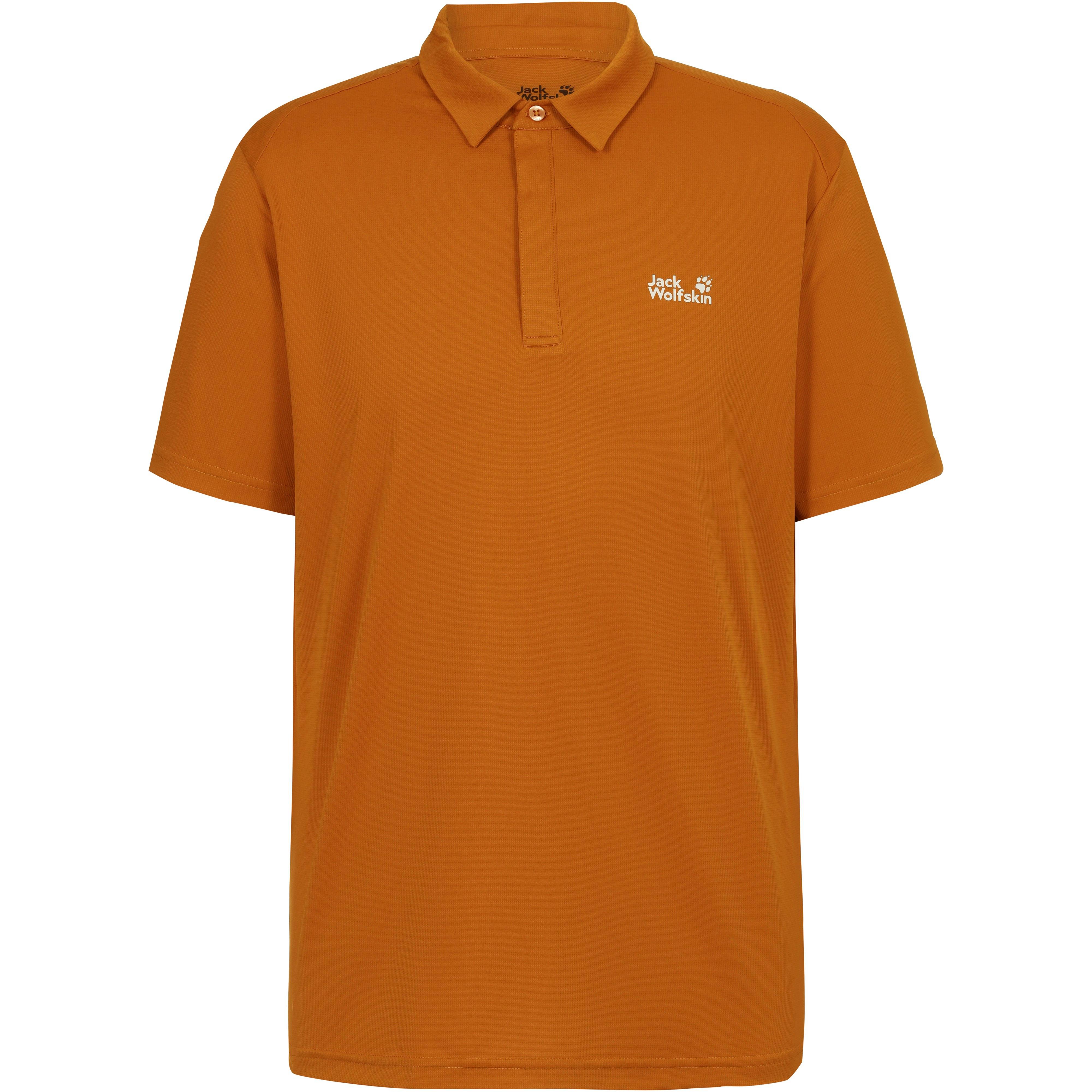 Jack Wolfskin Poloshirt Classic Polyester Braun