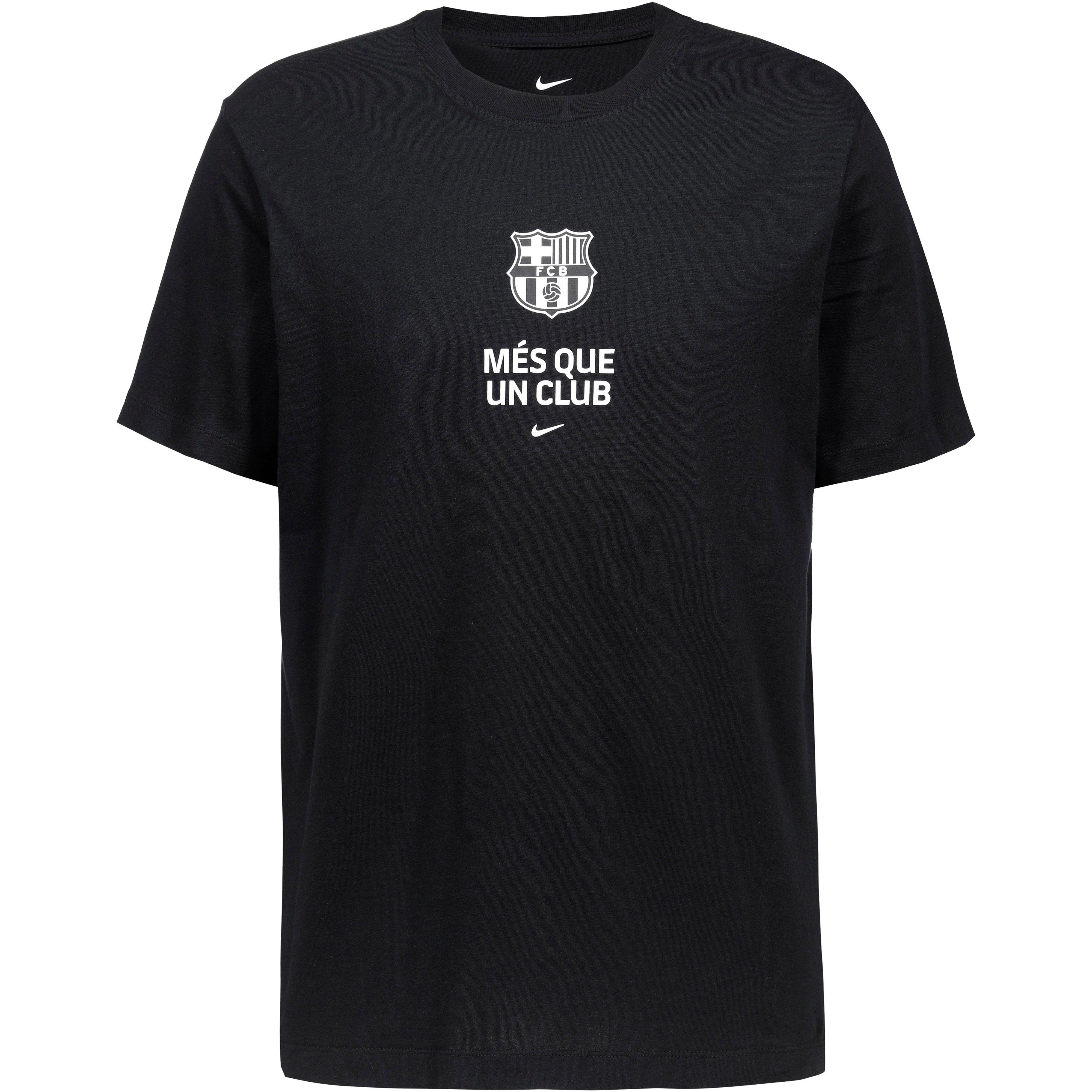 Nike T-Shirt FC Barcelona Baumwolle Schwarz
