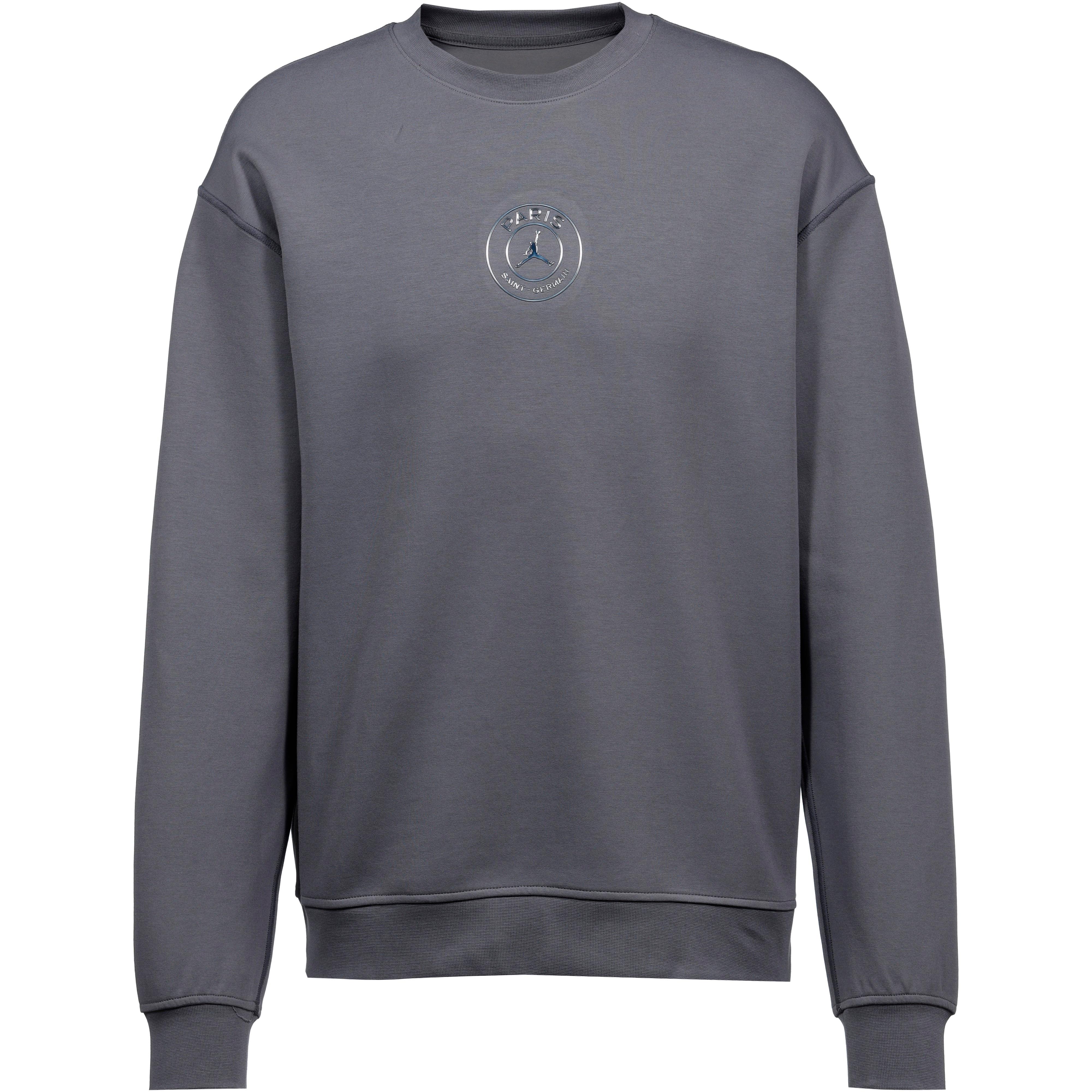 Nike Hoop Fleece Crew PSG Sweatshirt Grau