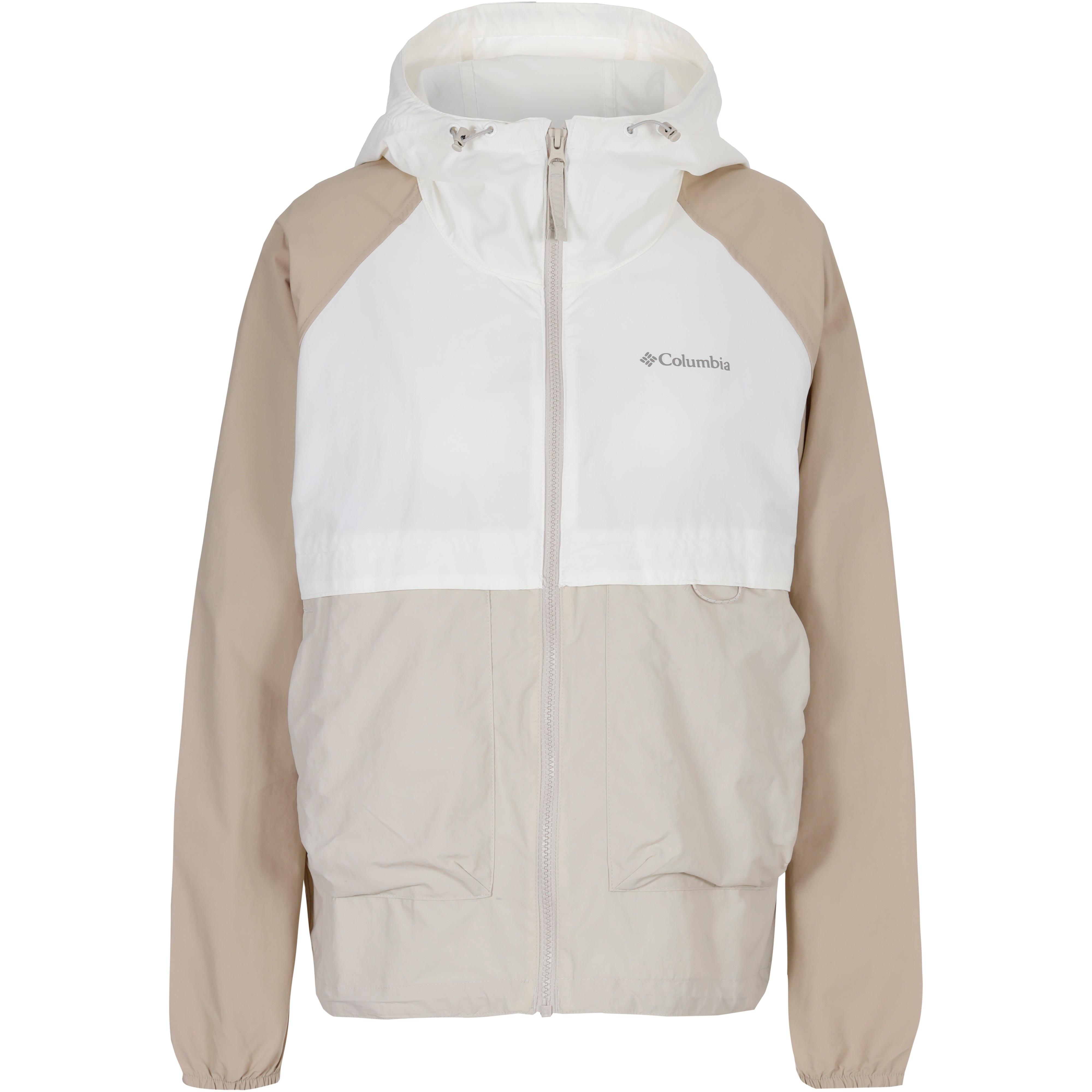Columbia Windbreaker Omni-Shield Kapuze Kordelzug Polyester-Polyamid Beige